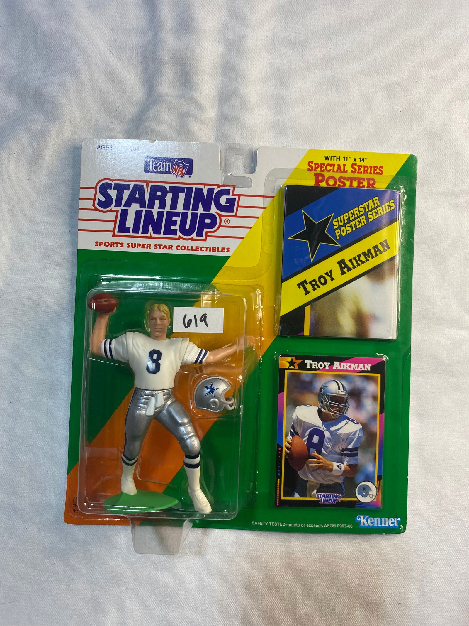 1992 Starting Lineup Troy Aikman - Special Series Poster Included (1 of 1)