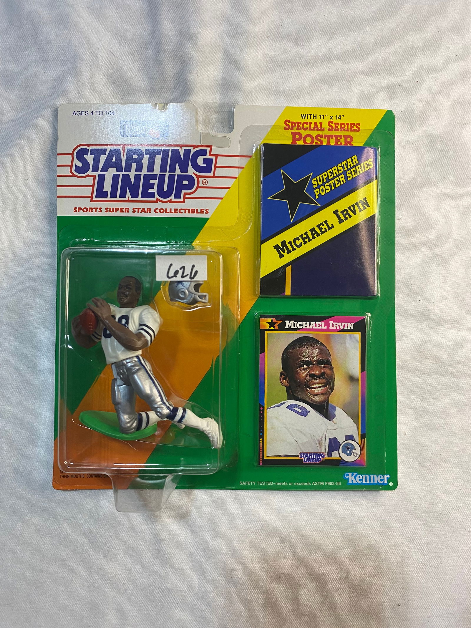 1992 Starting Lineup Michael Irvin - Special Series Poster Included (1 of 1)