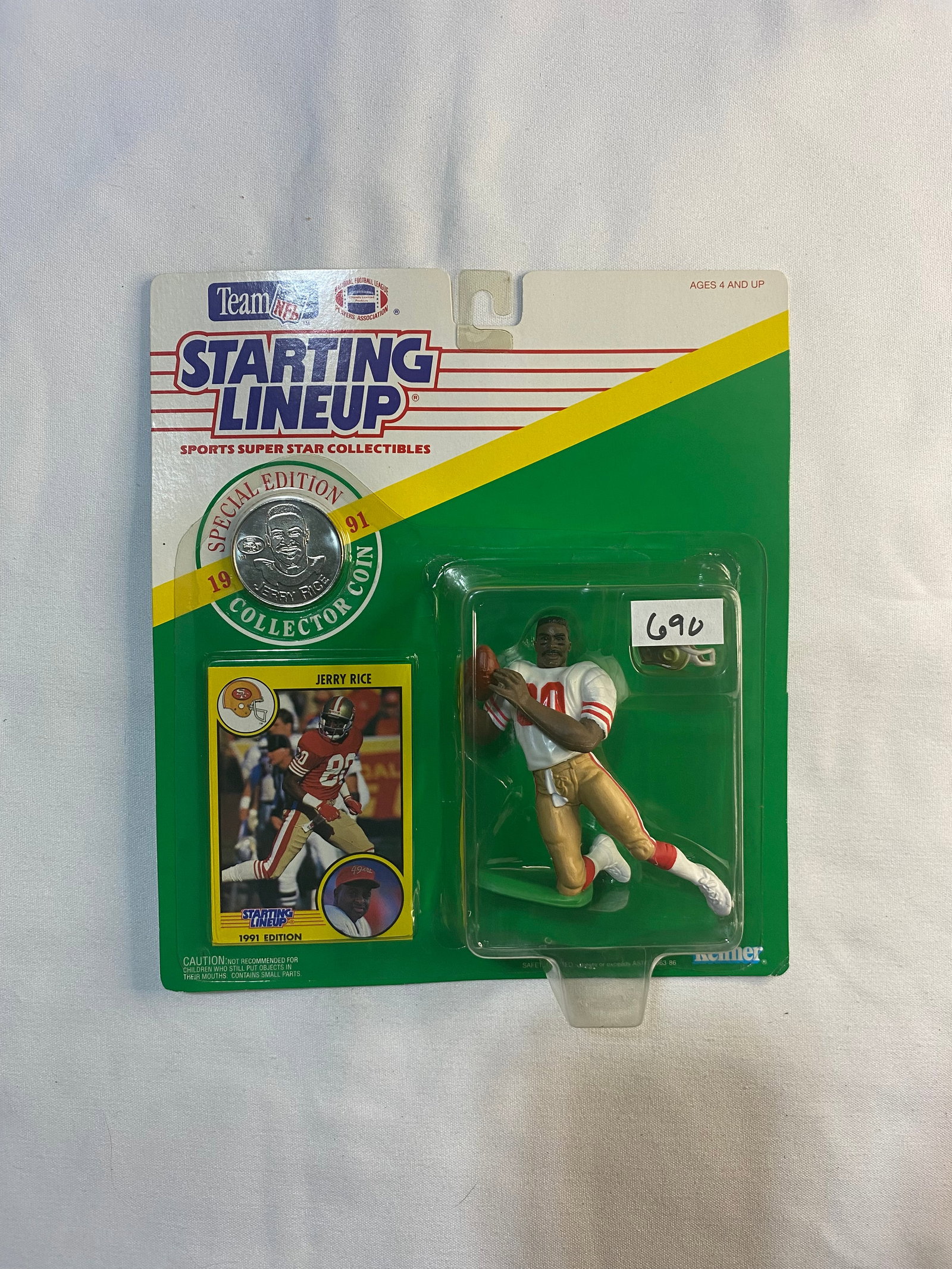 1991 Starting Lineup Jerry Rice - Special Edition Collector Coin Included (1 of 1)