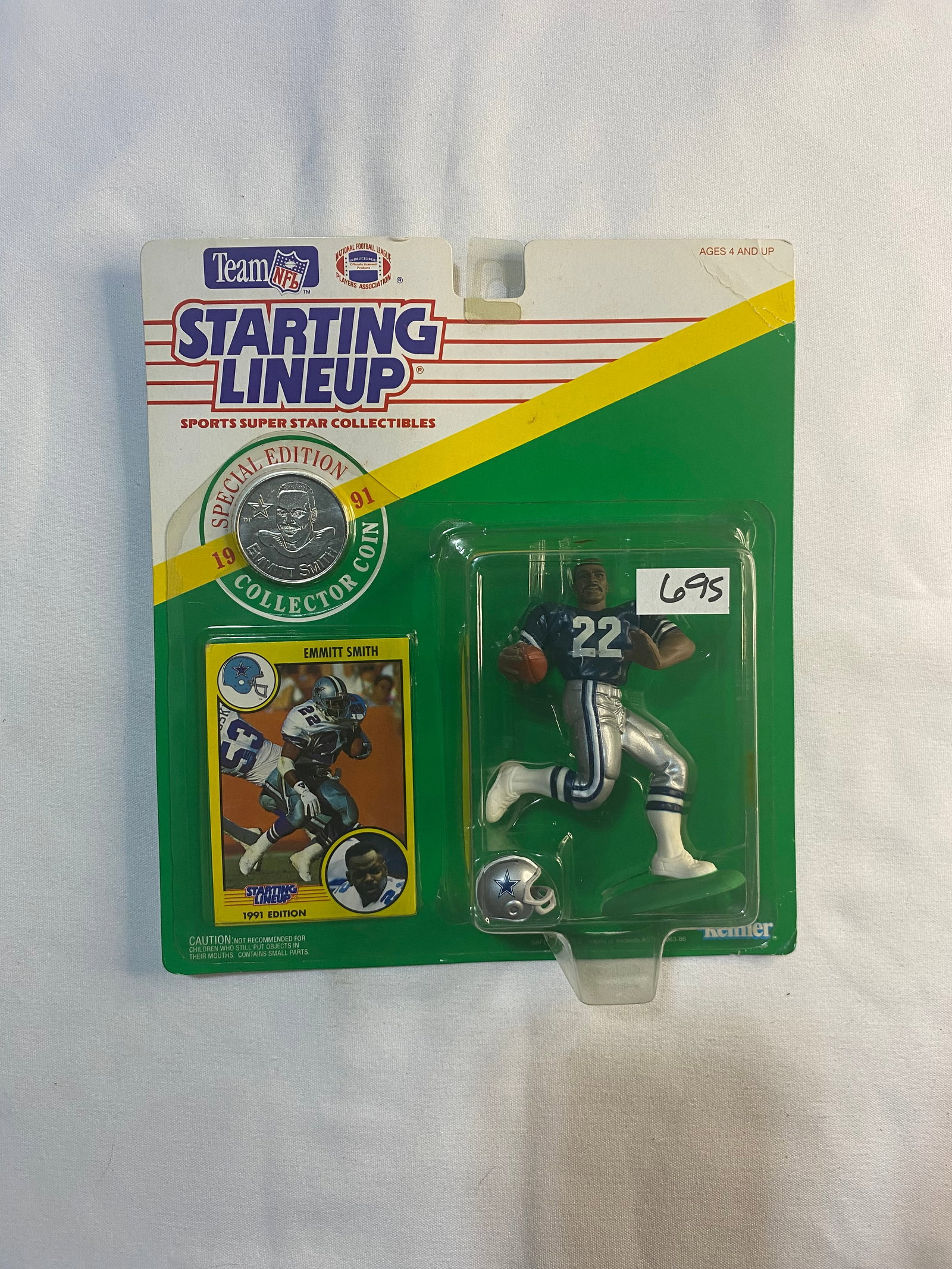1991 Starting Lineup Emmitt Smith - Special Edition Collector Coin Included (1 of 1)