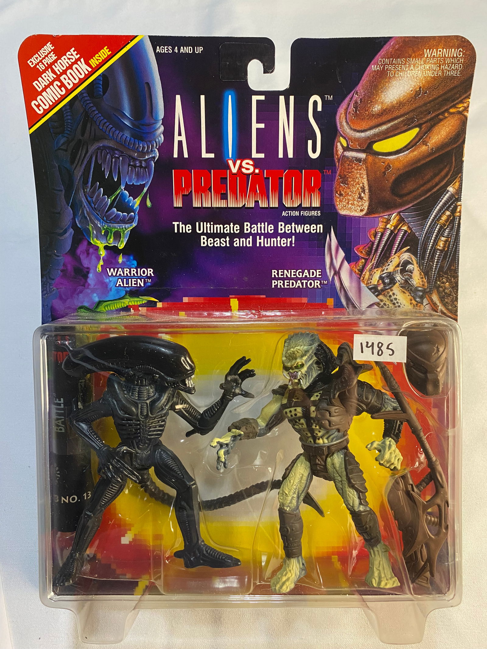 1993 Kenner Aliens vs Predators: Warrior Alien & Renegade Predator (1 of 1)