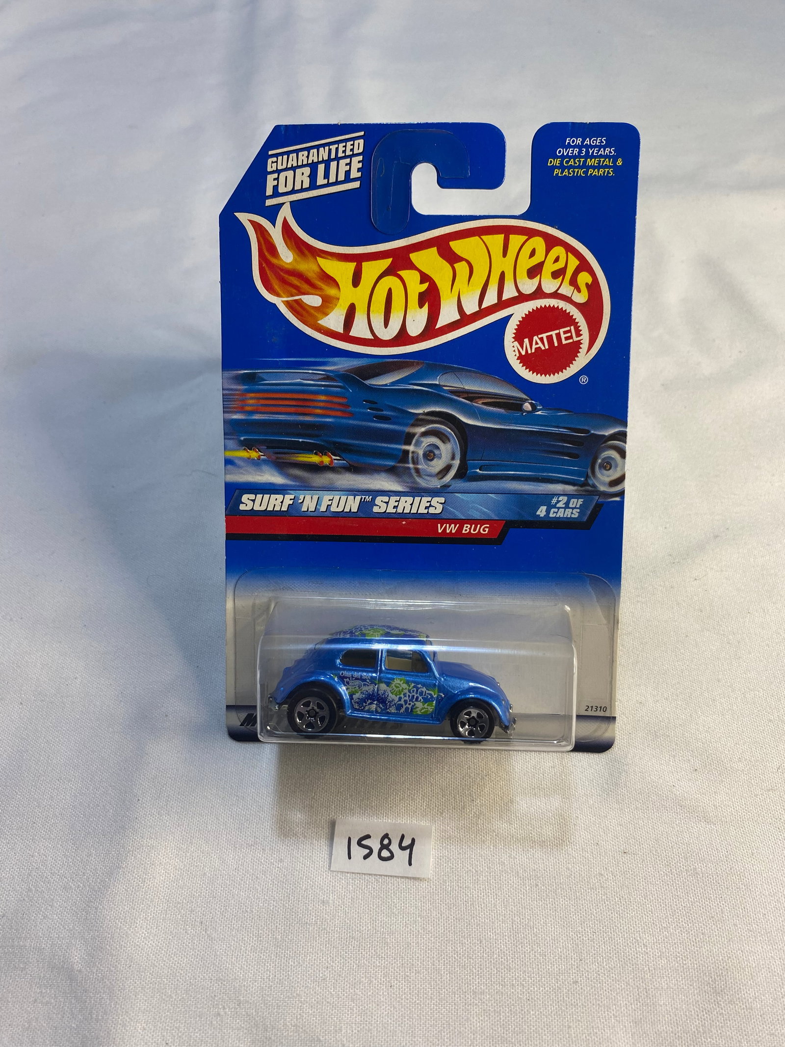 1998 Hot Wheels Surf 'N Fun Series VW Bug (1 of 1)