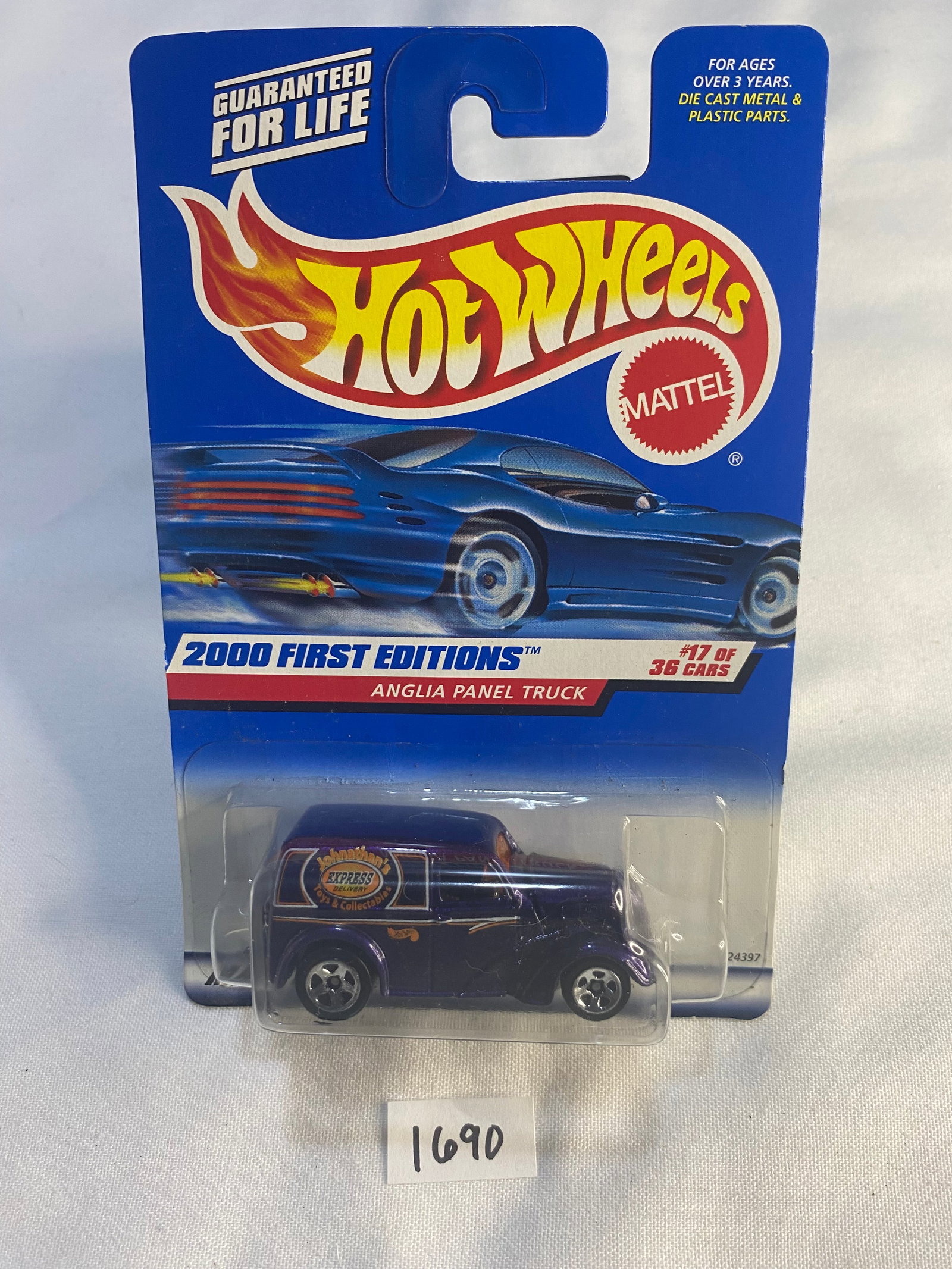 1999 Hot Wheels 2000 First Editions Anglie Panel Truck (1 of 1)
