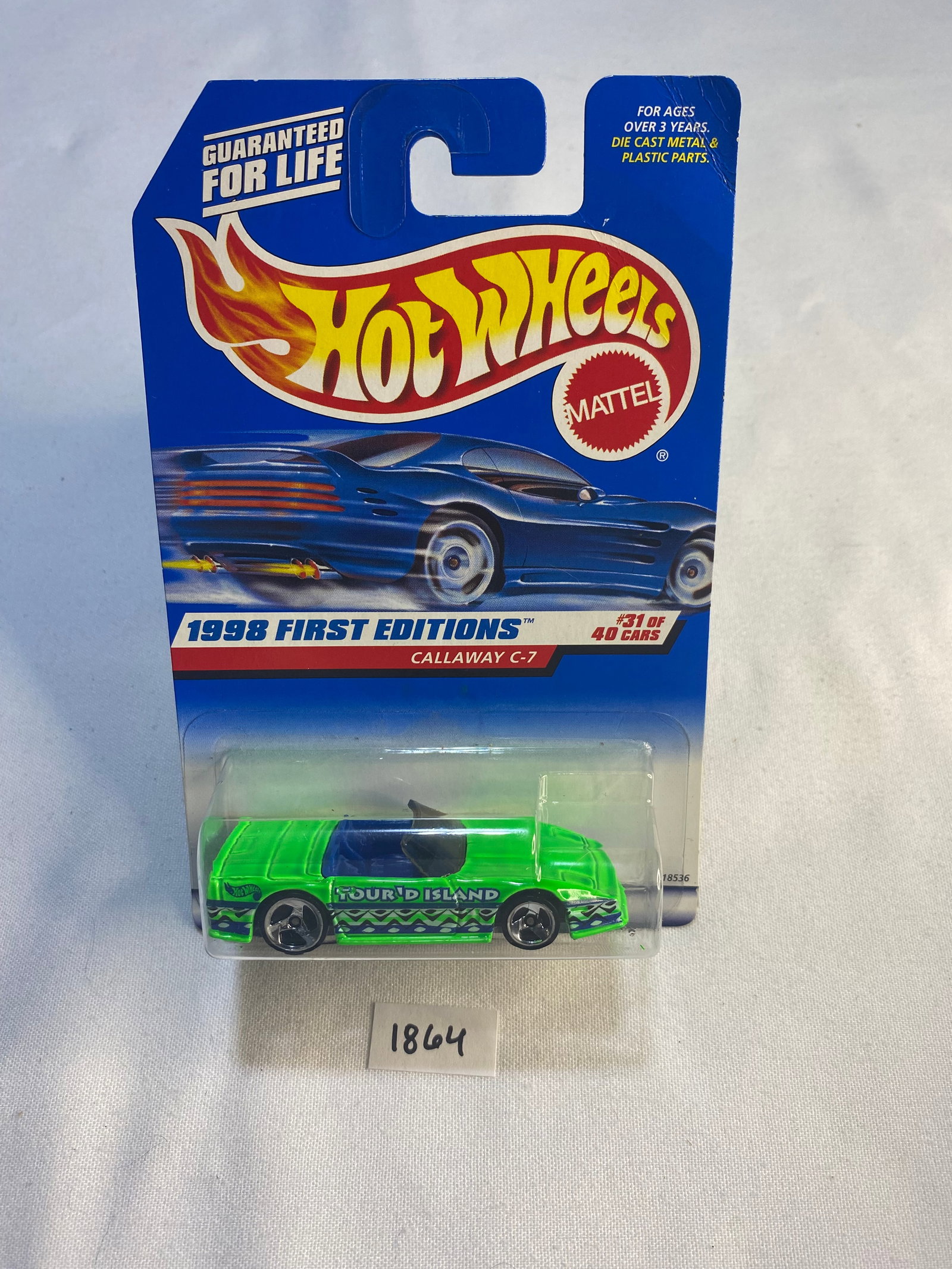 1997 Hot Wheels 1998 First Editions Callaway C-7 (1 of 1)