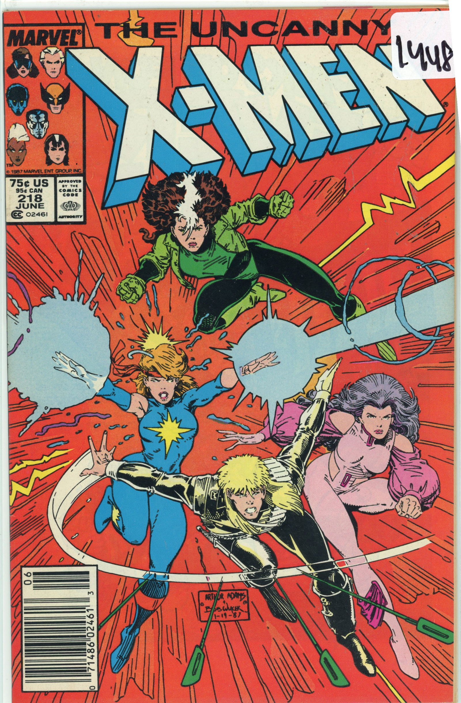 1987 Marvel X-Men Issue 218 (1 of 1)