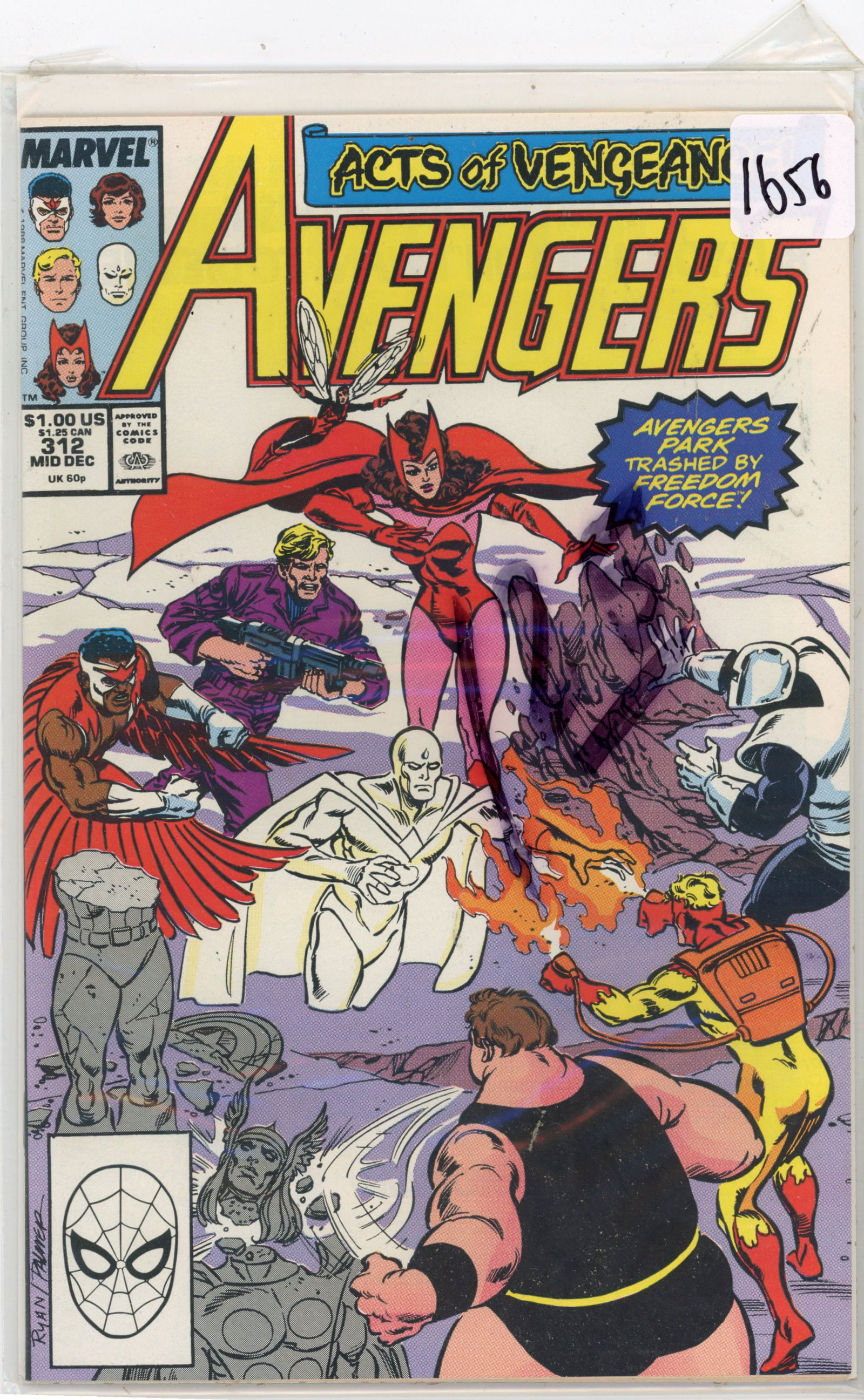 1989 Marvel Avengers Issue 312 (1 of 1)