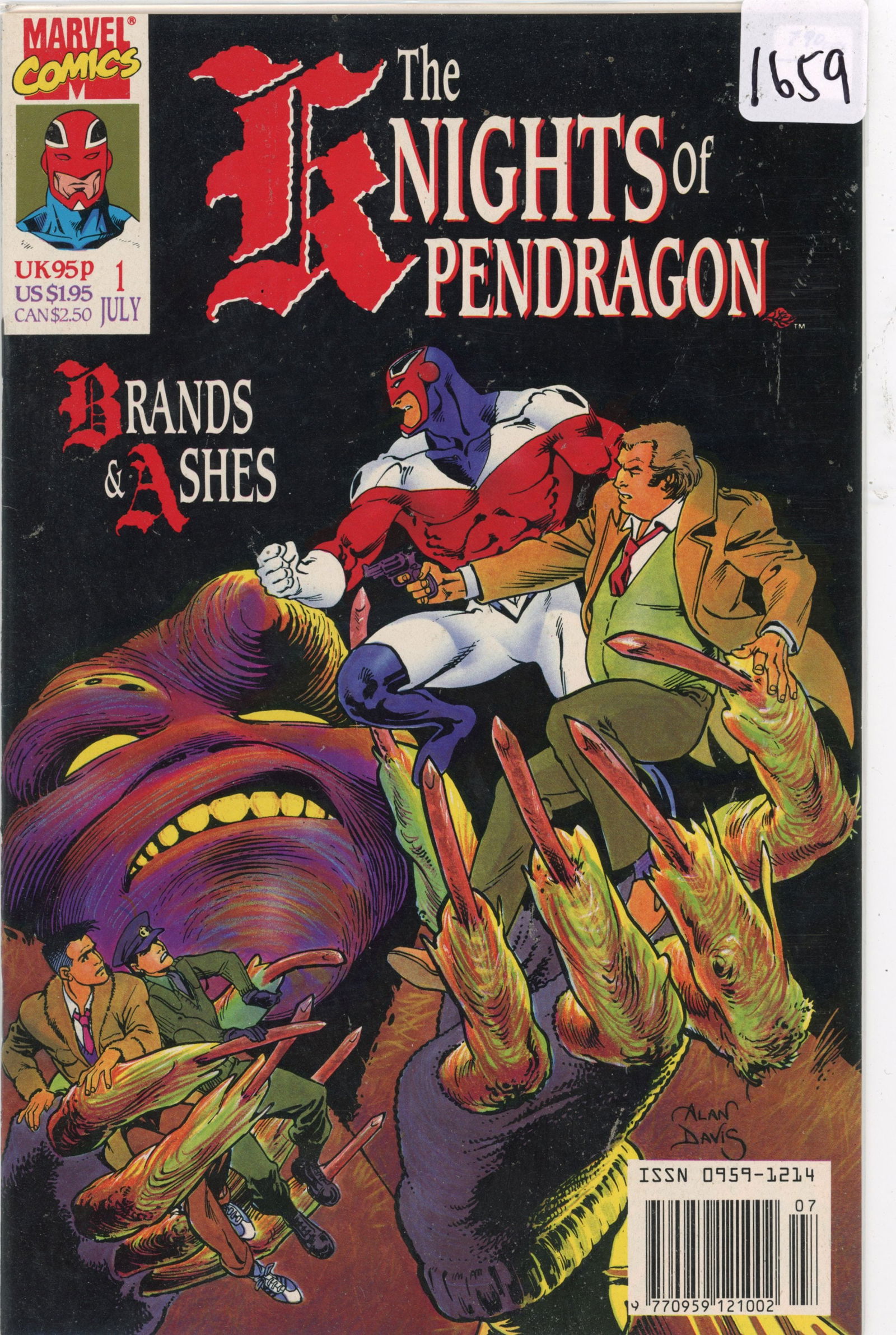 1990 Marvel The Knights Of Pendragon Issue 1 (1 of 1)