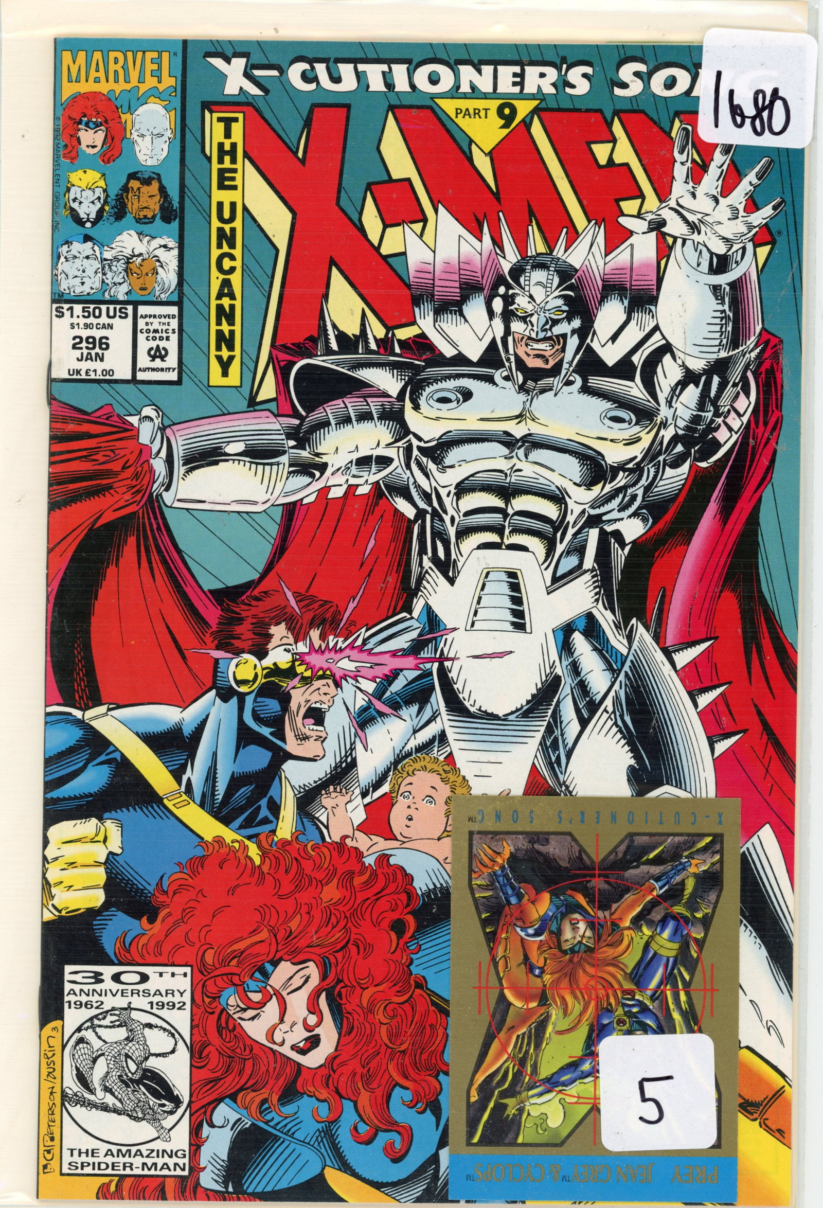 1992 Marvel X-Men Issue 296 (1 of 1)