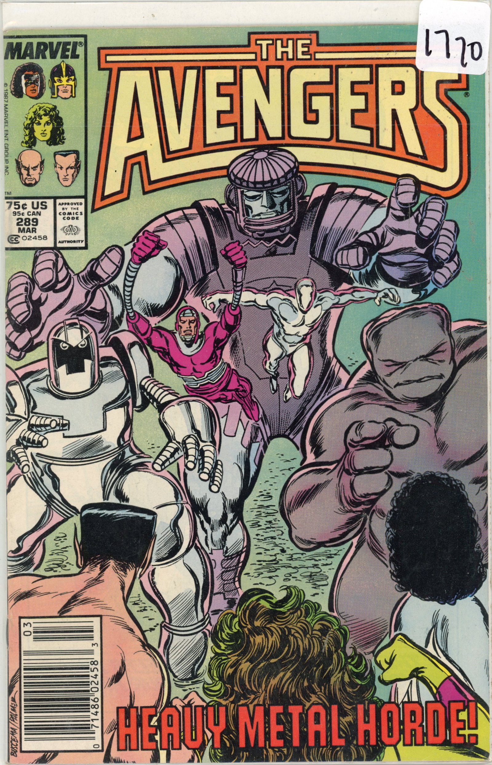 1987 Marvel Avengers Issue 289 (1 of 1)