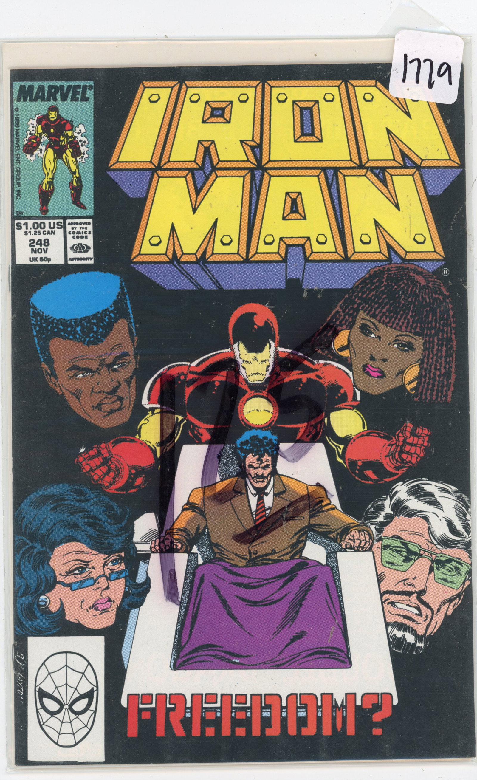 1989 Marvel Iron Man Issue 248 (1 of 1)