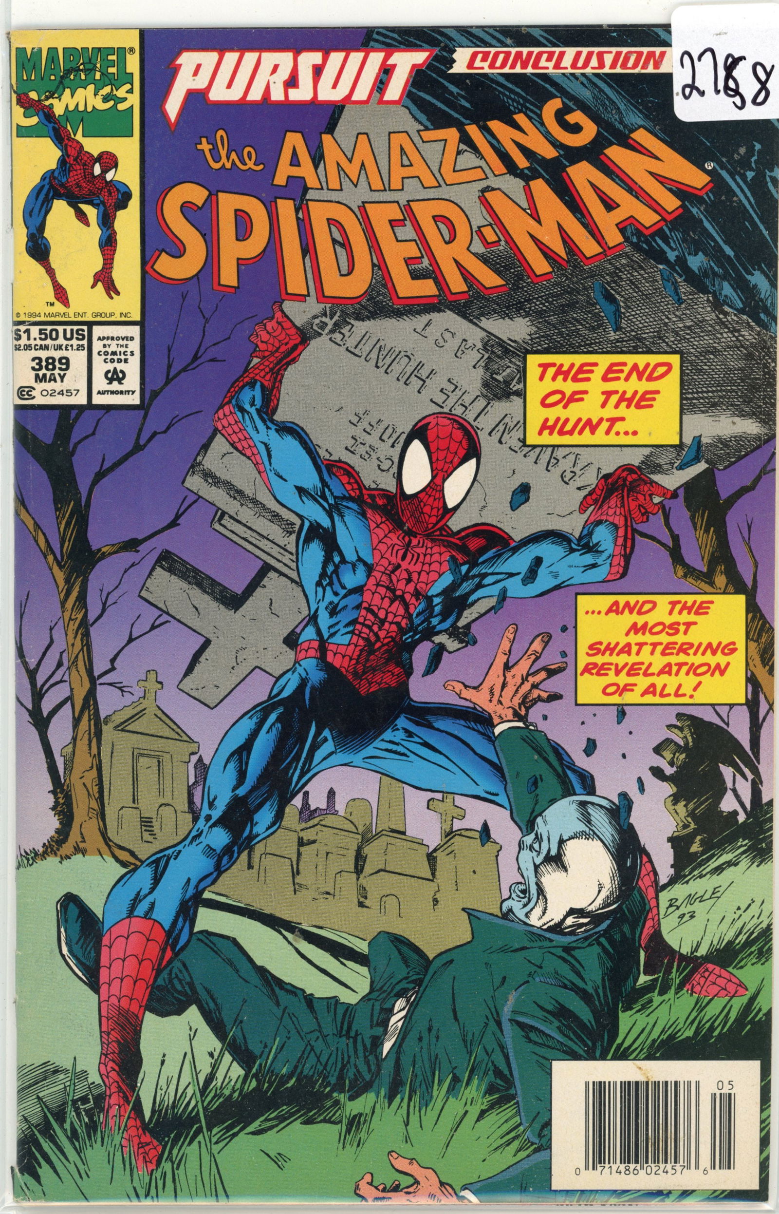 1994 Marvel Spiderman Issue 389 (1 of 1)
