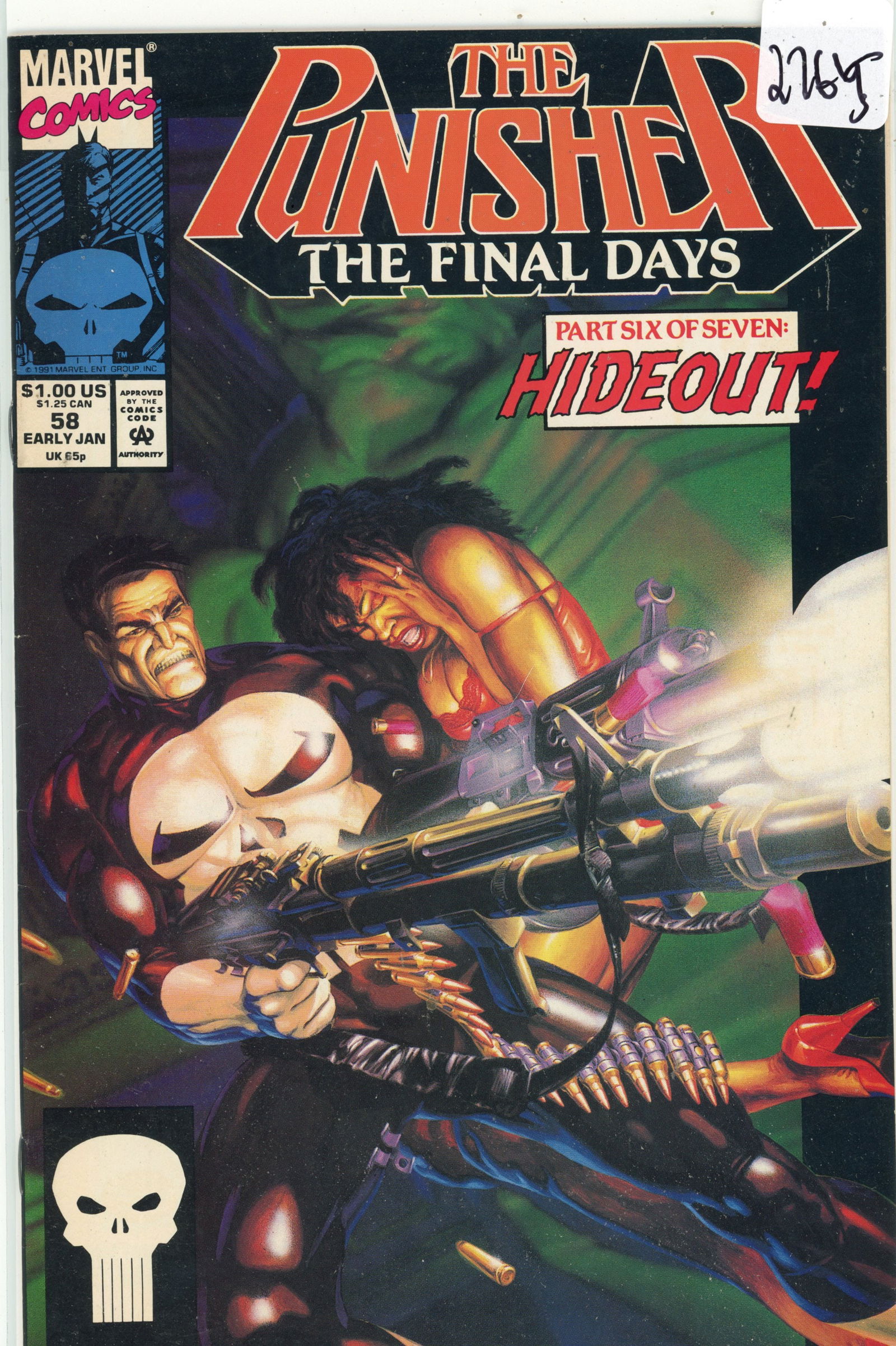 1991 Marvel The Punisher Issue 58 (1 of 1)