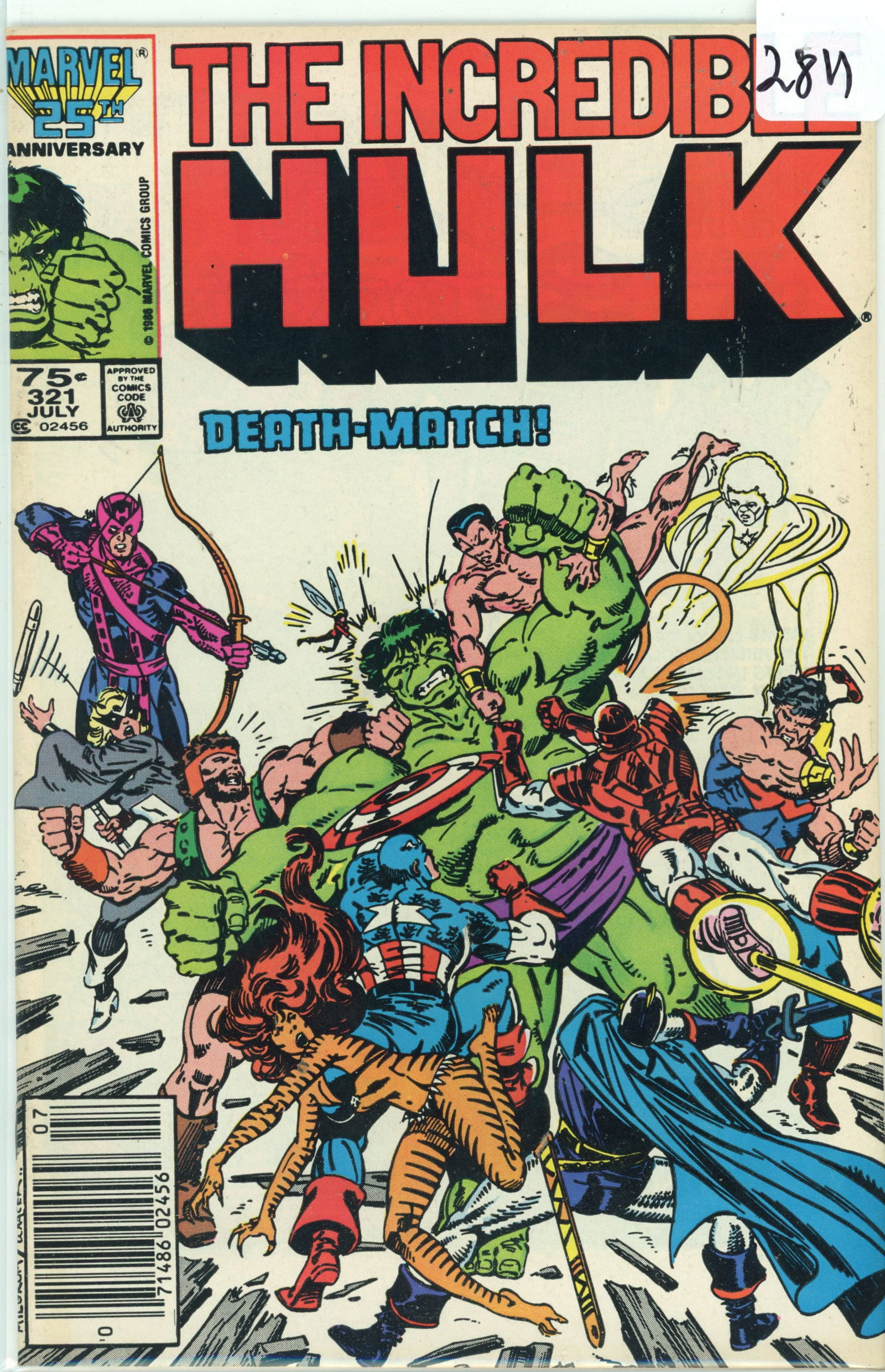1985 Marvel Hulk Issue 328 (1 of 1)