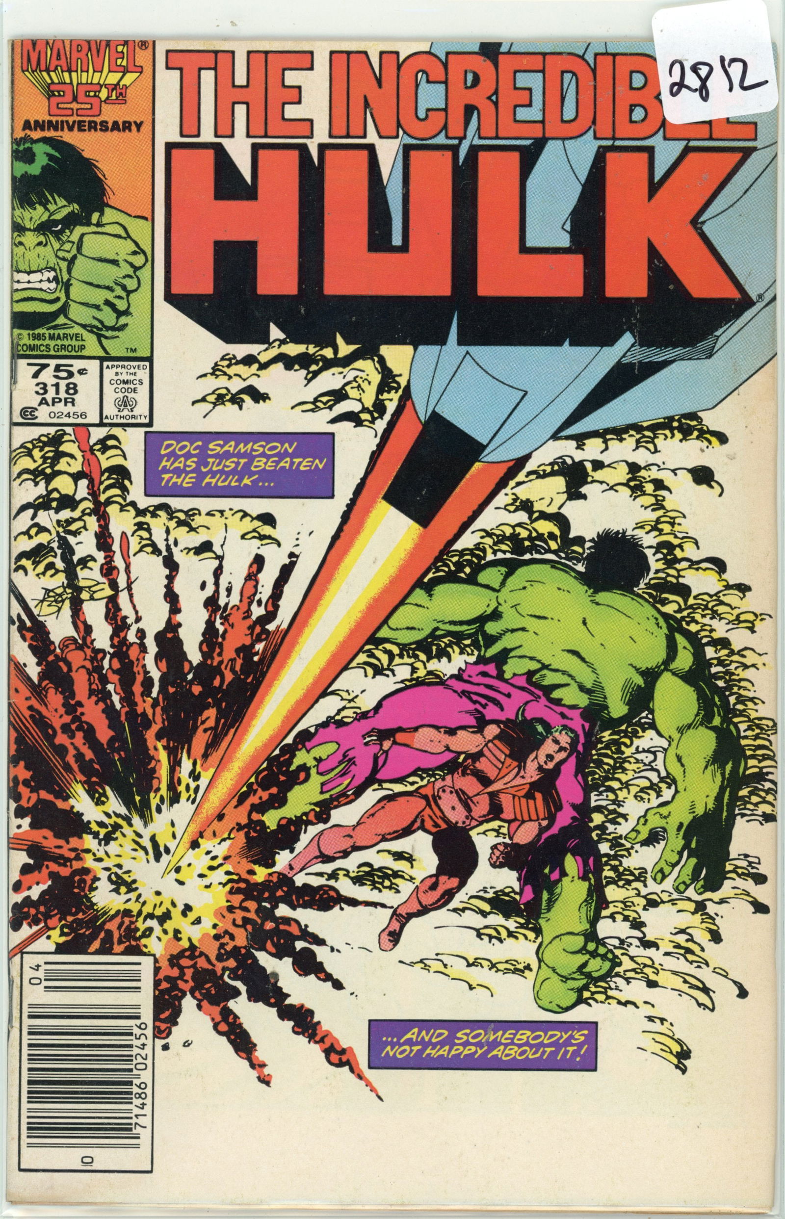 1985 Marvel Hulk Issue 318 (1 of 1)