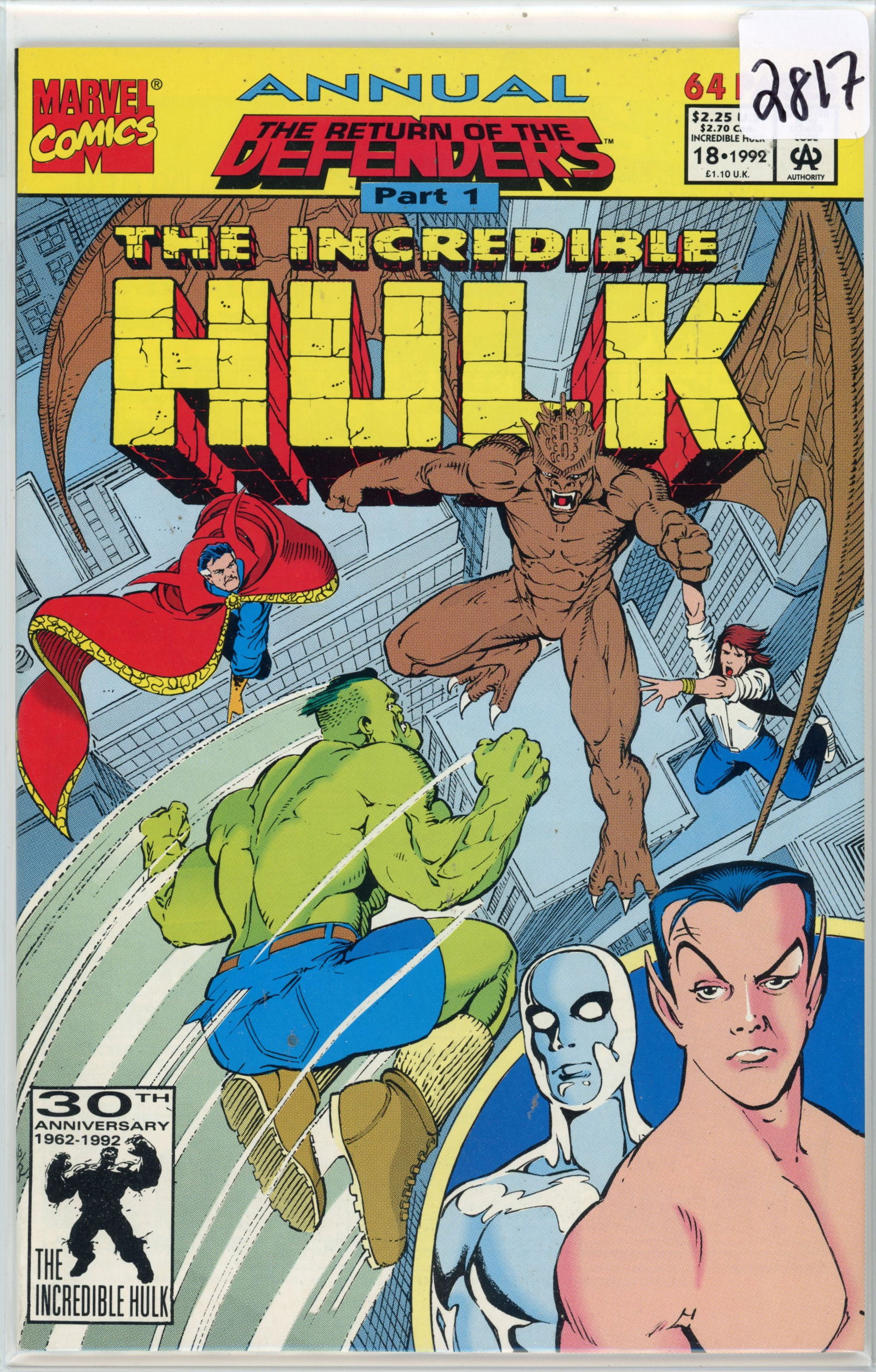 1992 Marvel Hulk Issue 18 (1 of 1)