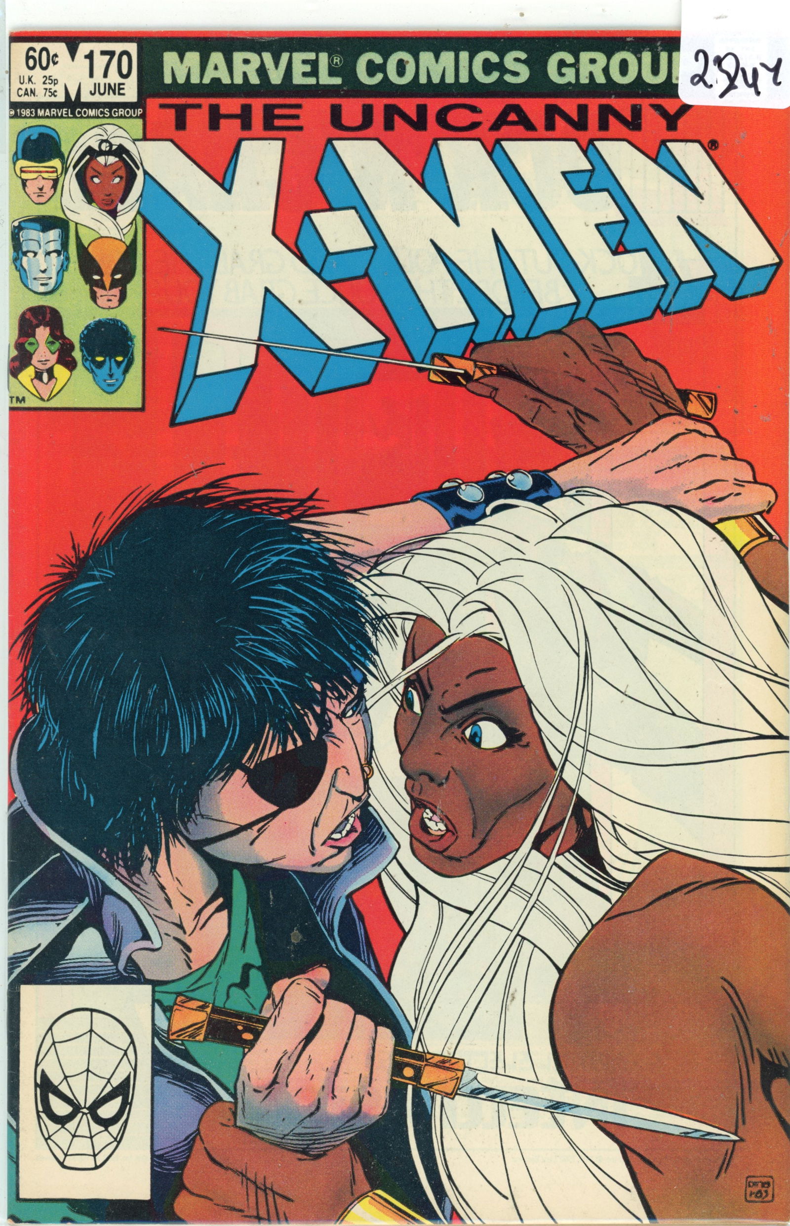 1983 Marvel X-Men Issue 170 (1 of 1)