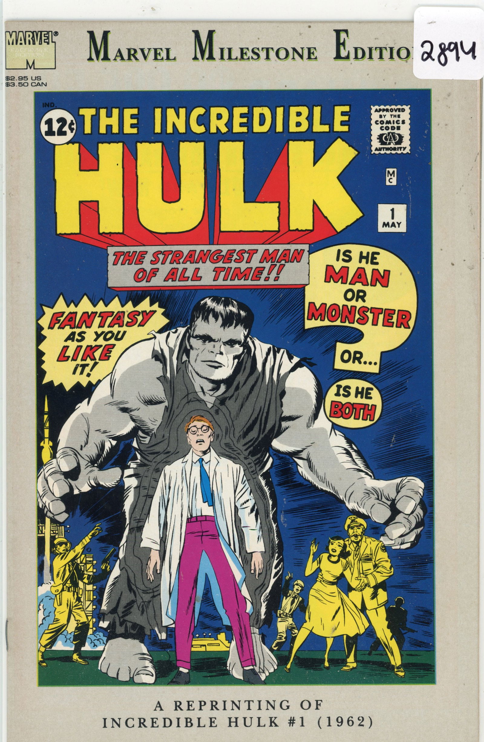 1962 Marvel Hulk Issue 1 (1 of 1)