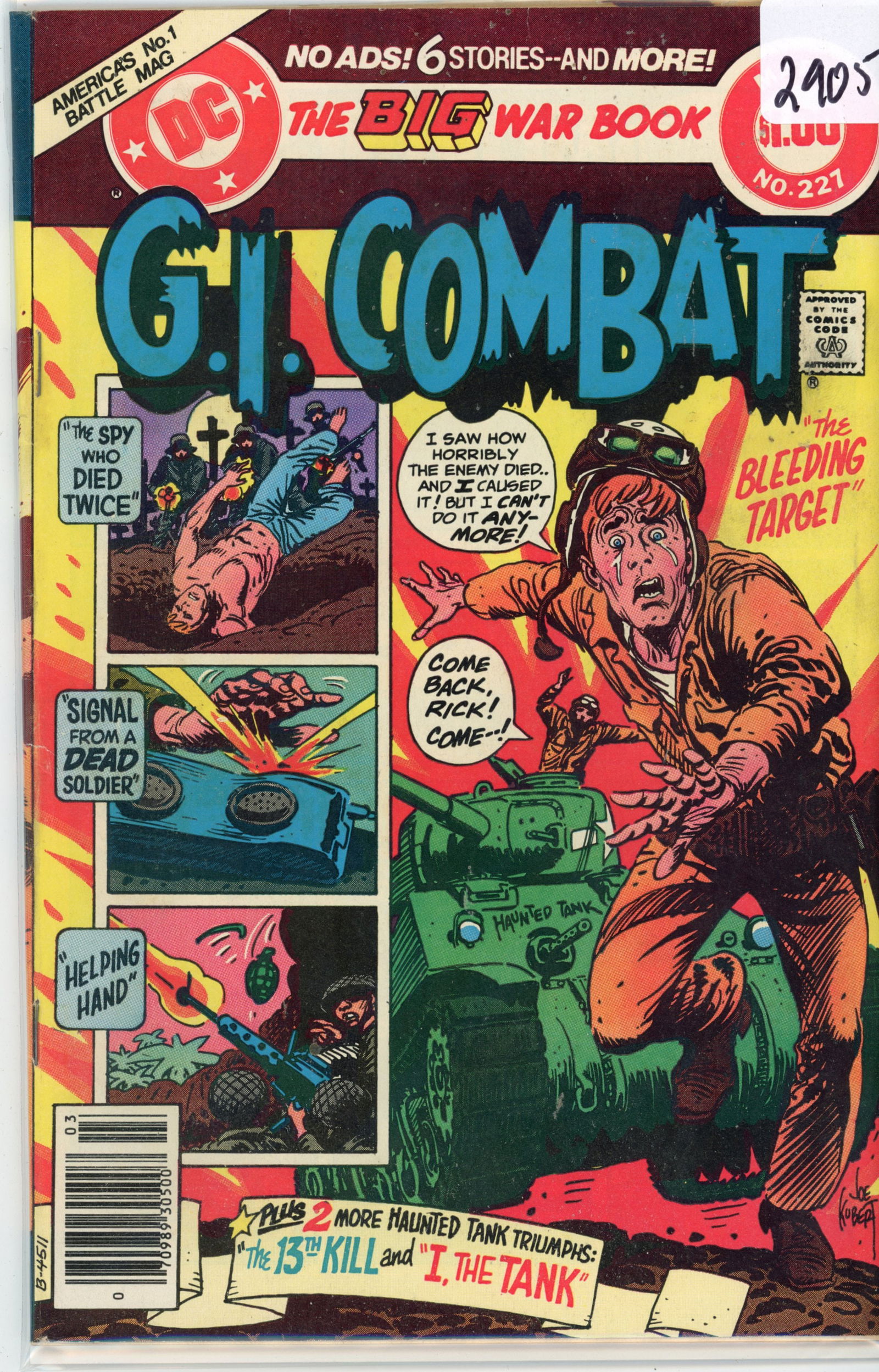 1981 DC GI Combat Issue 221 (1 of 1)