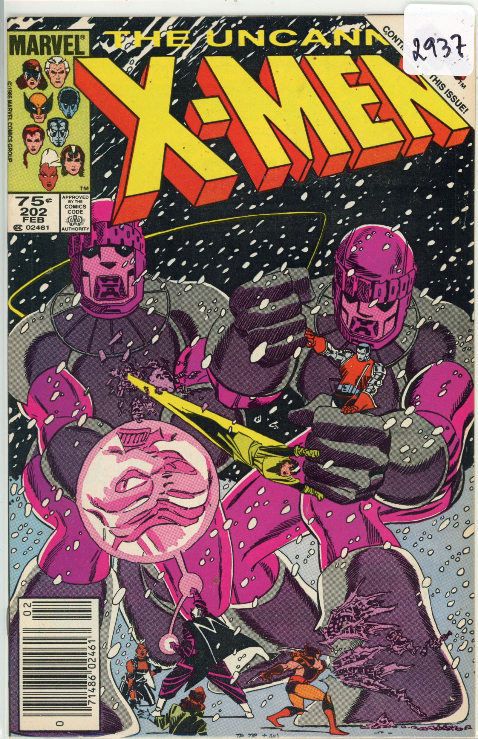 1985 Marvel X-Men Issue 202 (1 of 1)