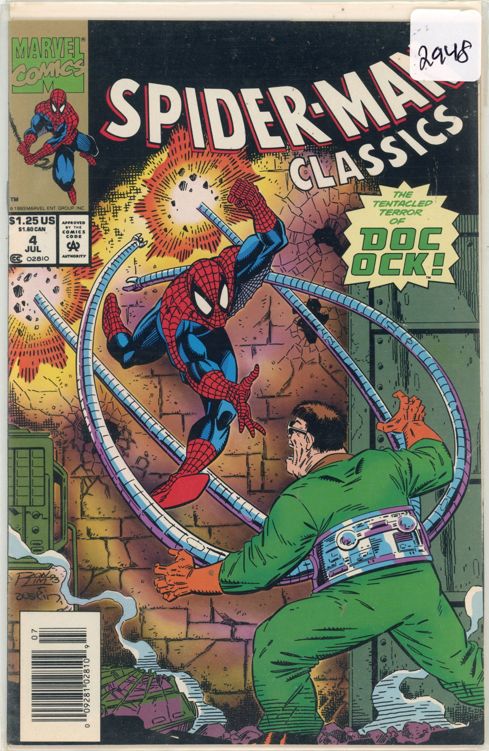 1993 Marvel Spider-Man Issue 4 (1 of 1)
