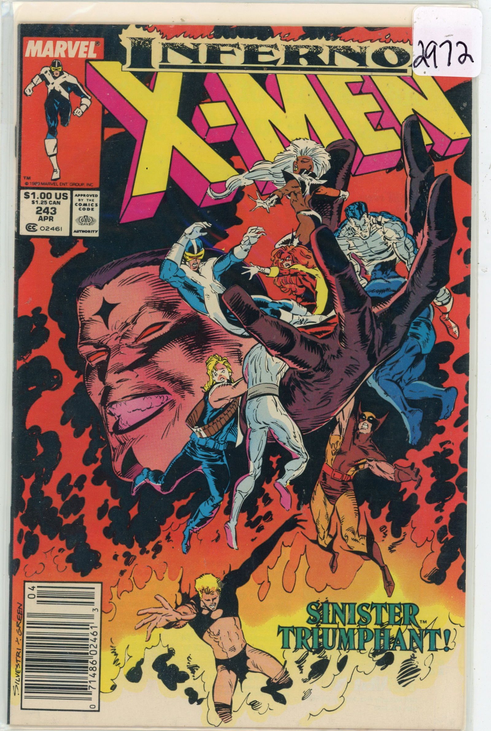 1989 Marvel X-Men Issue 243 (1 of 1)