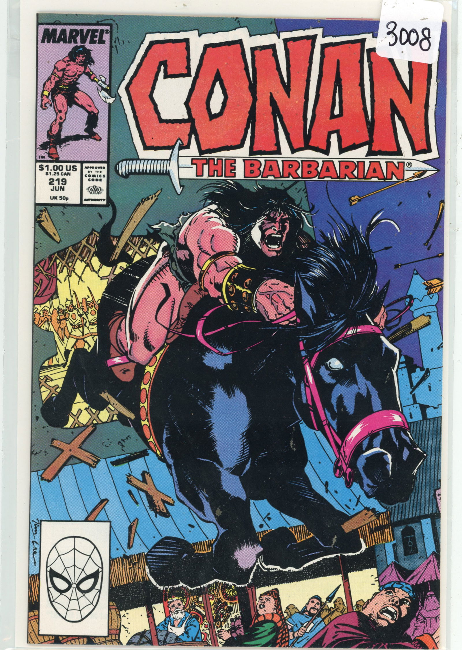 1989 Marvel Conan Issue 219 (1 of 1)