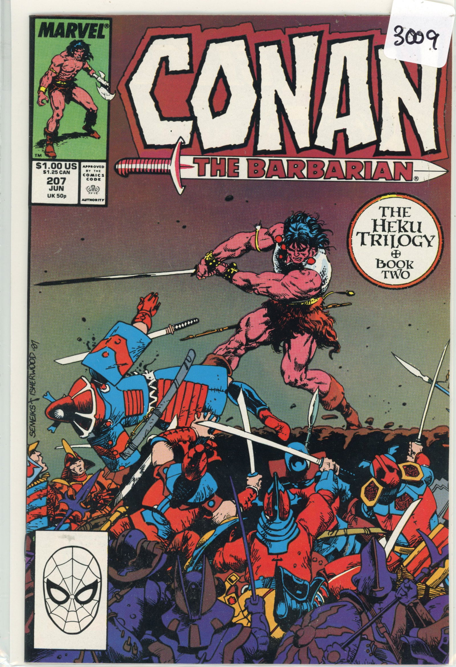 1987 Marvel Conan Issue 207 (1 of 1)