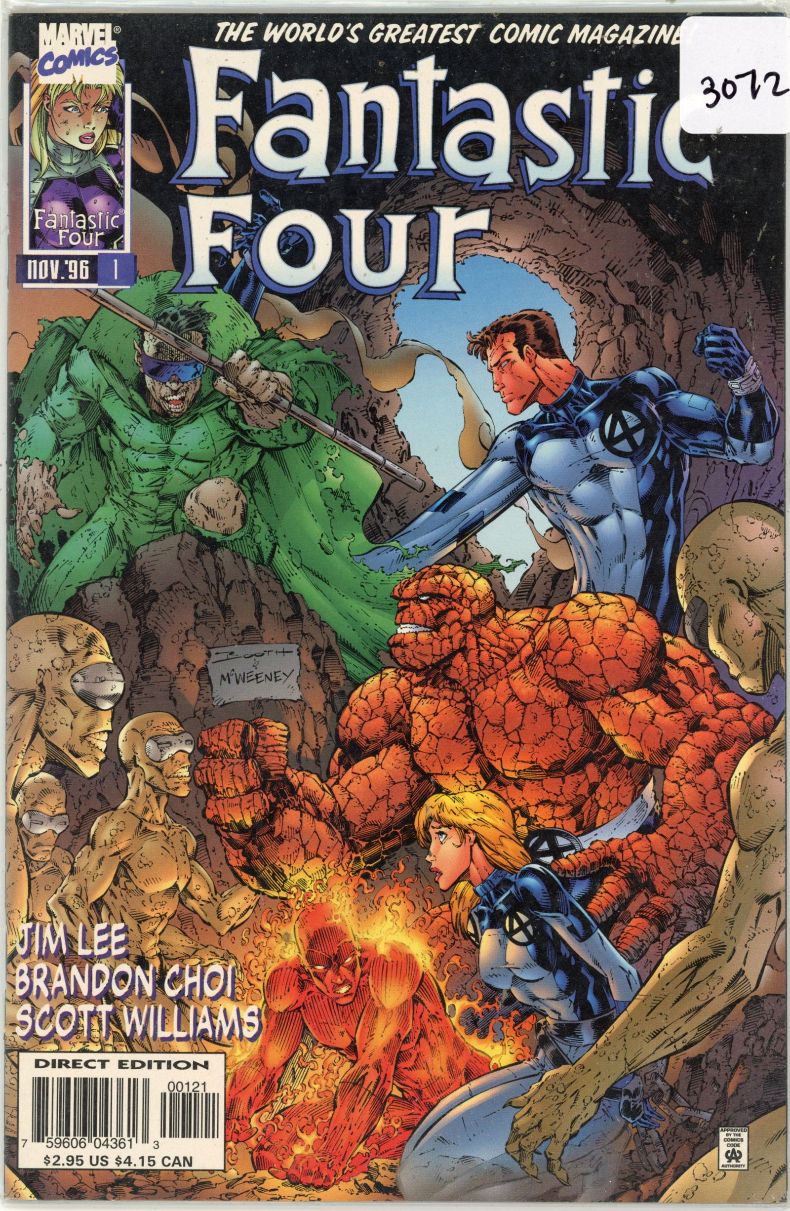 1996 Marvel Fantastic Four Issue 1 (1 of 1)