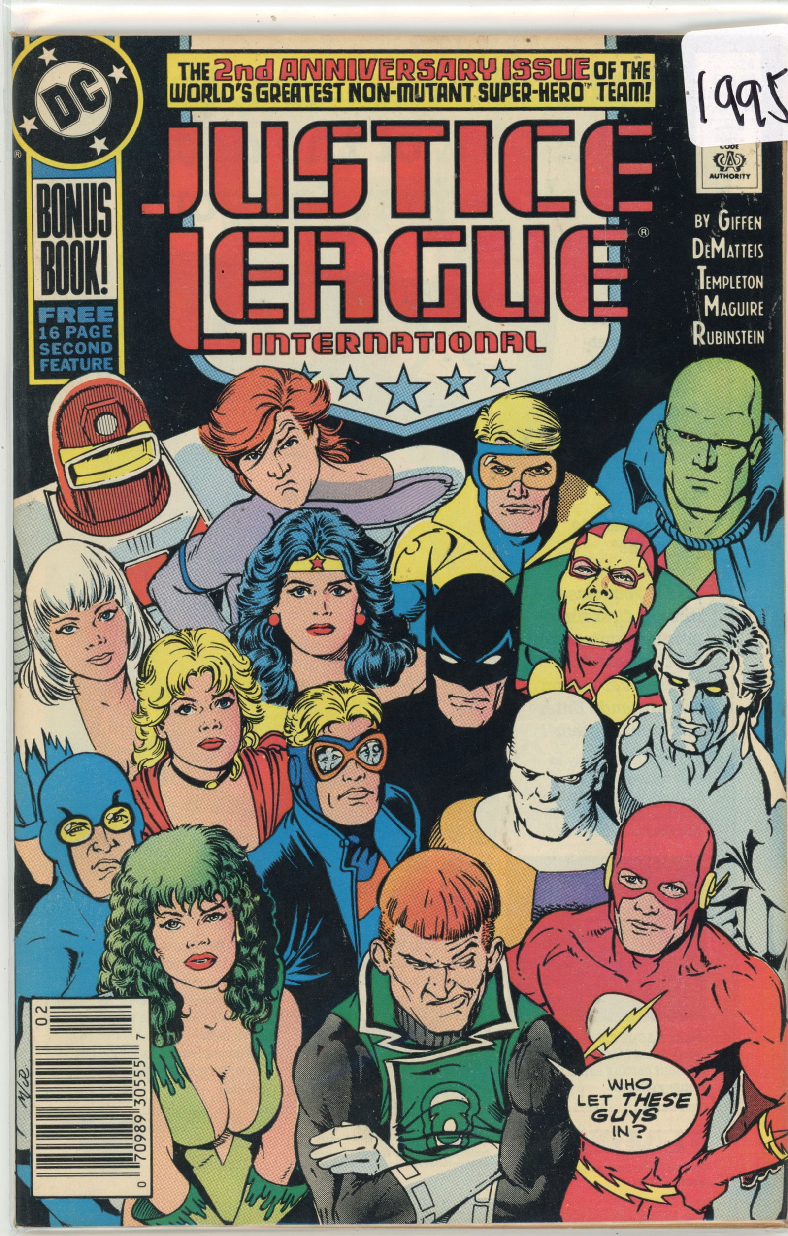 1989 DC Justice League Issue 24 (1 of 1)