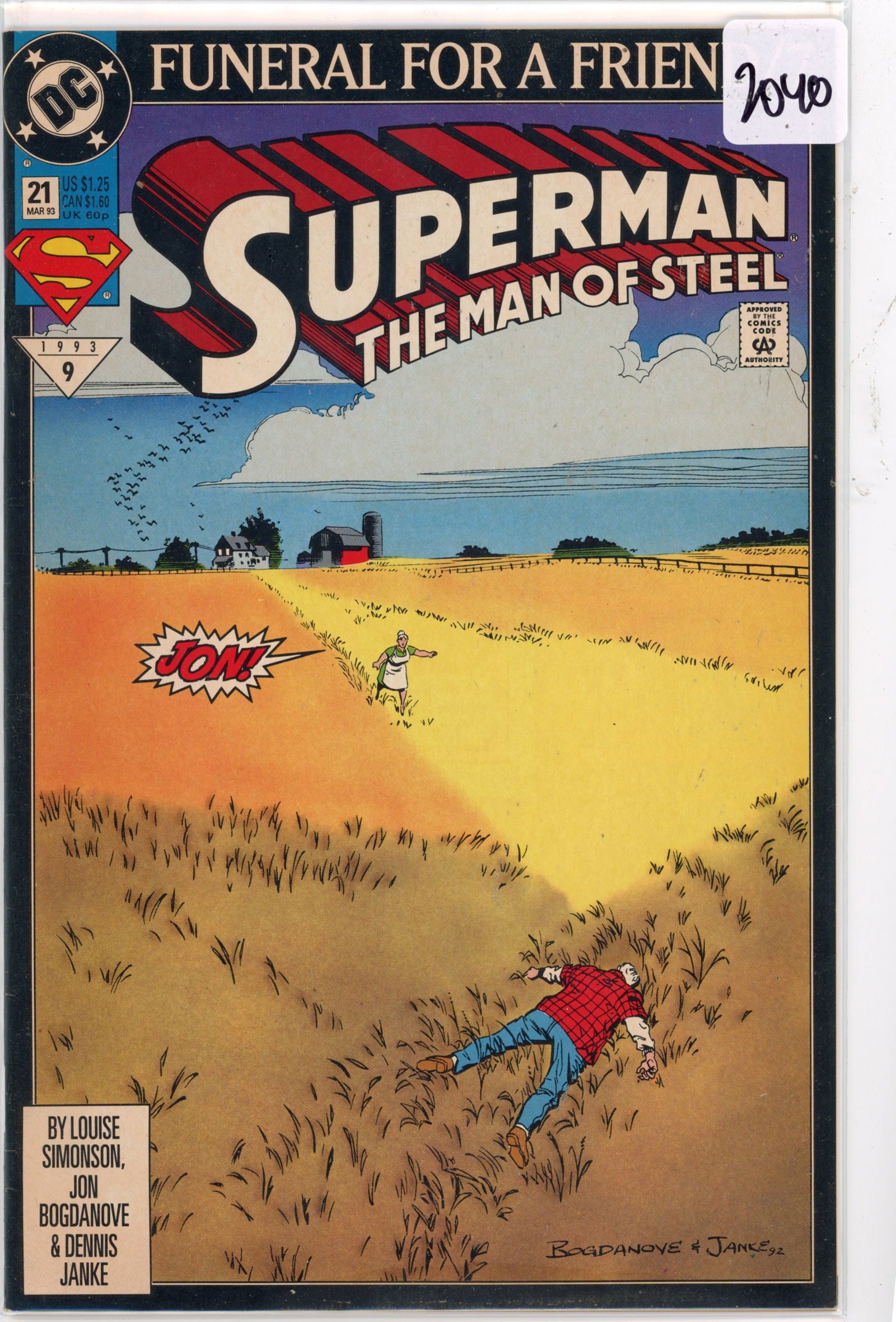 1993 DC Superman Issue 21 (1 of 1)