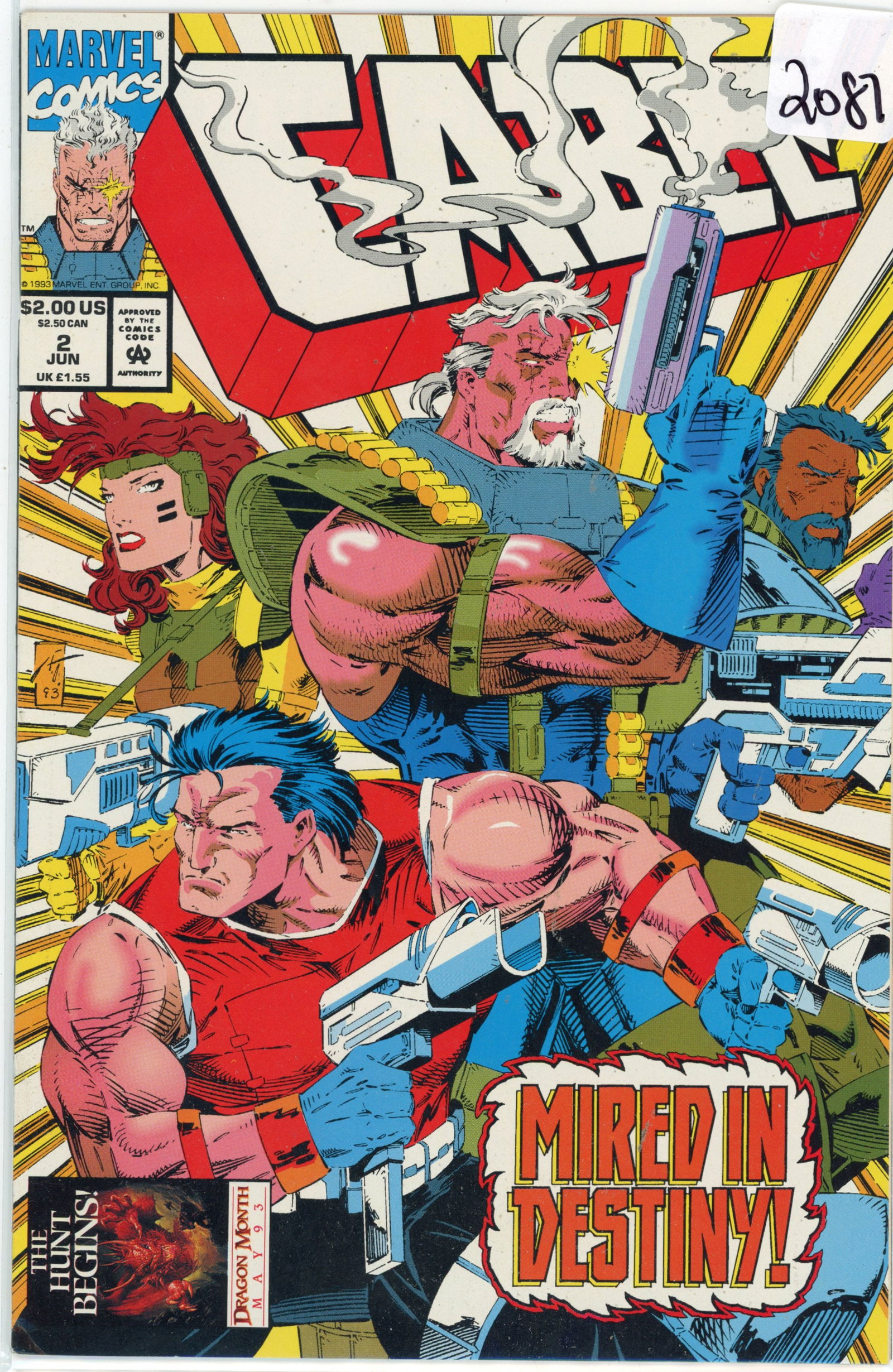1993 Marvel Cable Issue 2 (1 of 1)