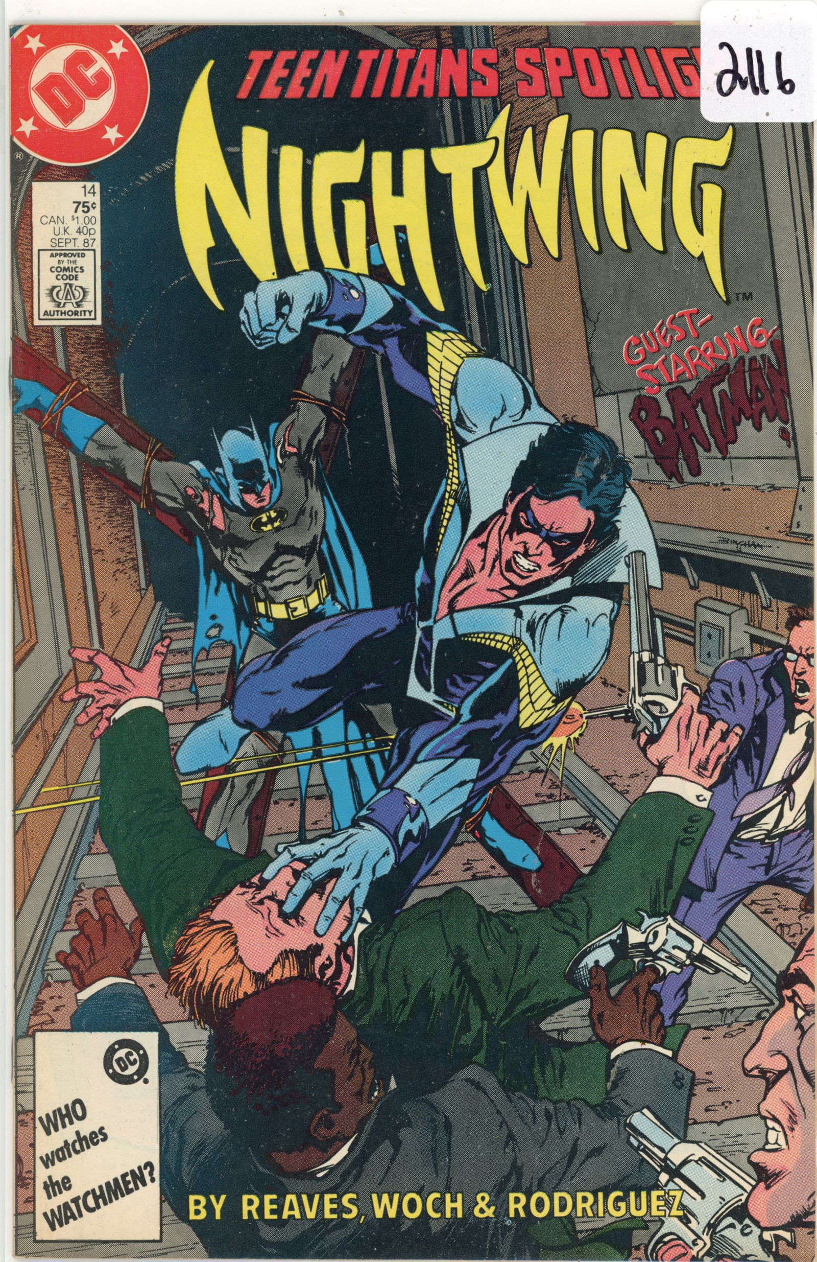 1987 DC Night Wing Issue 14 (1 of 1)