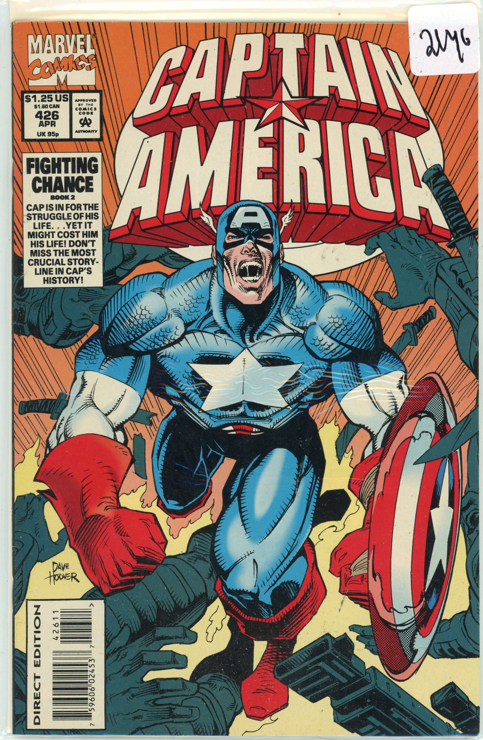 1993 Marvel Captain America Issue 426 (1 of 1)