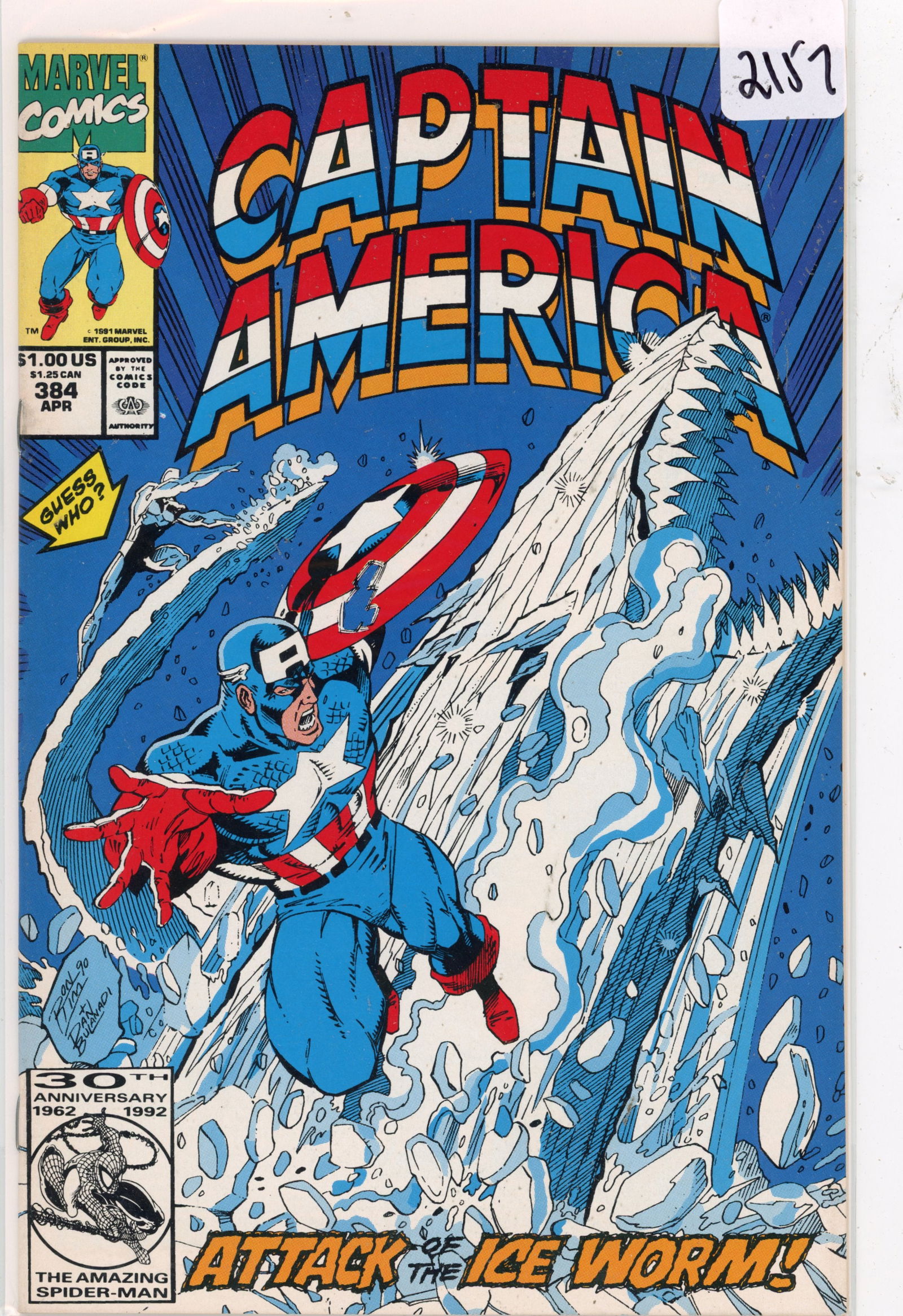 1991 Marvel Captain America Issue 384 (1 of 1)