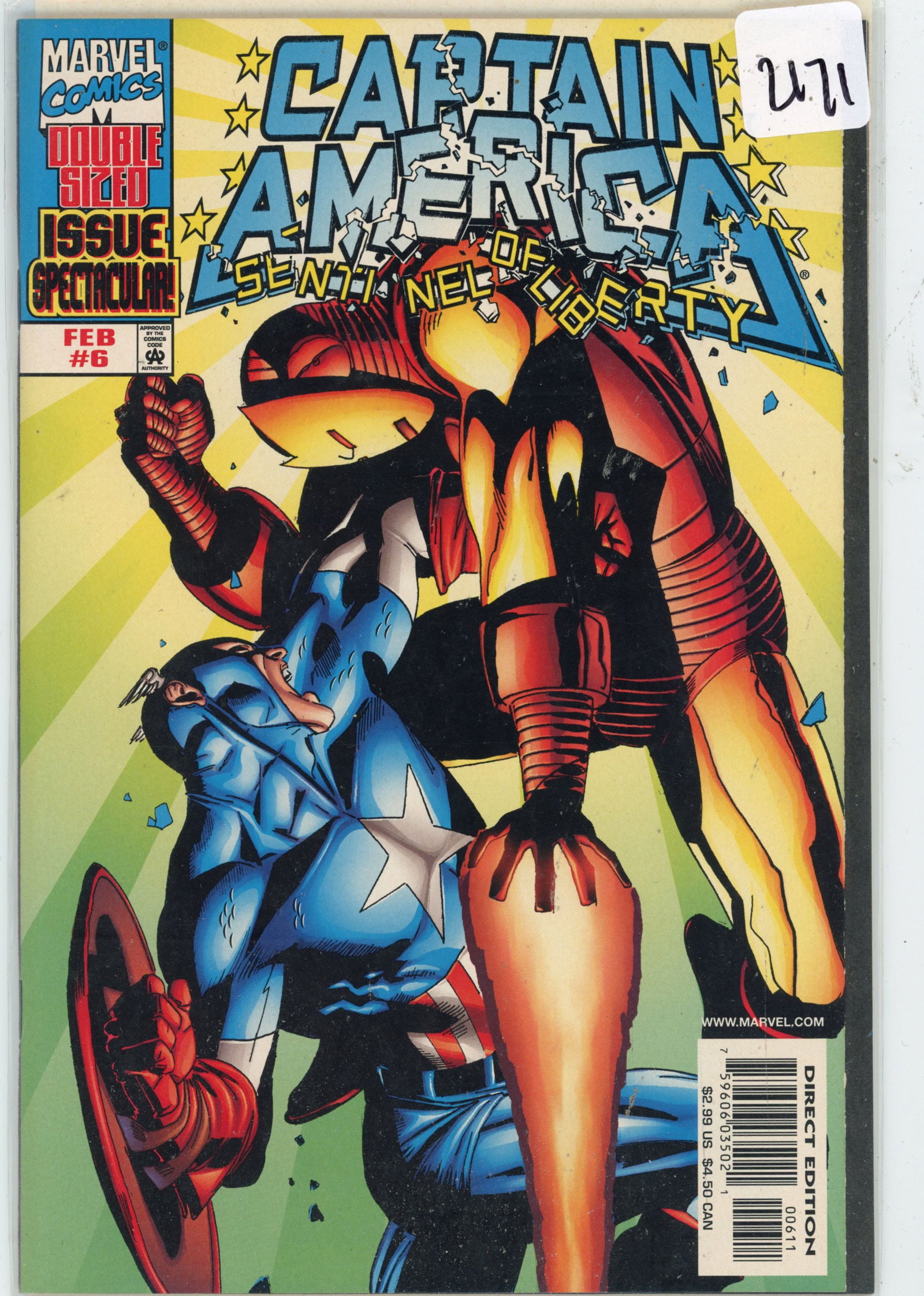 1988 Marvel Captain America Issue 6 (1 of 1)