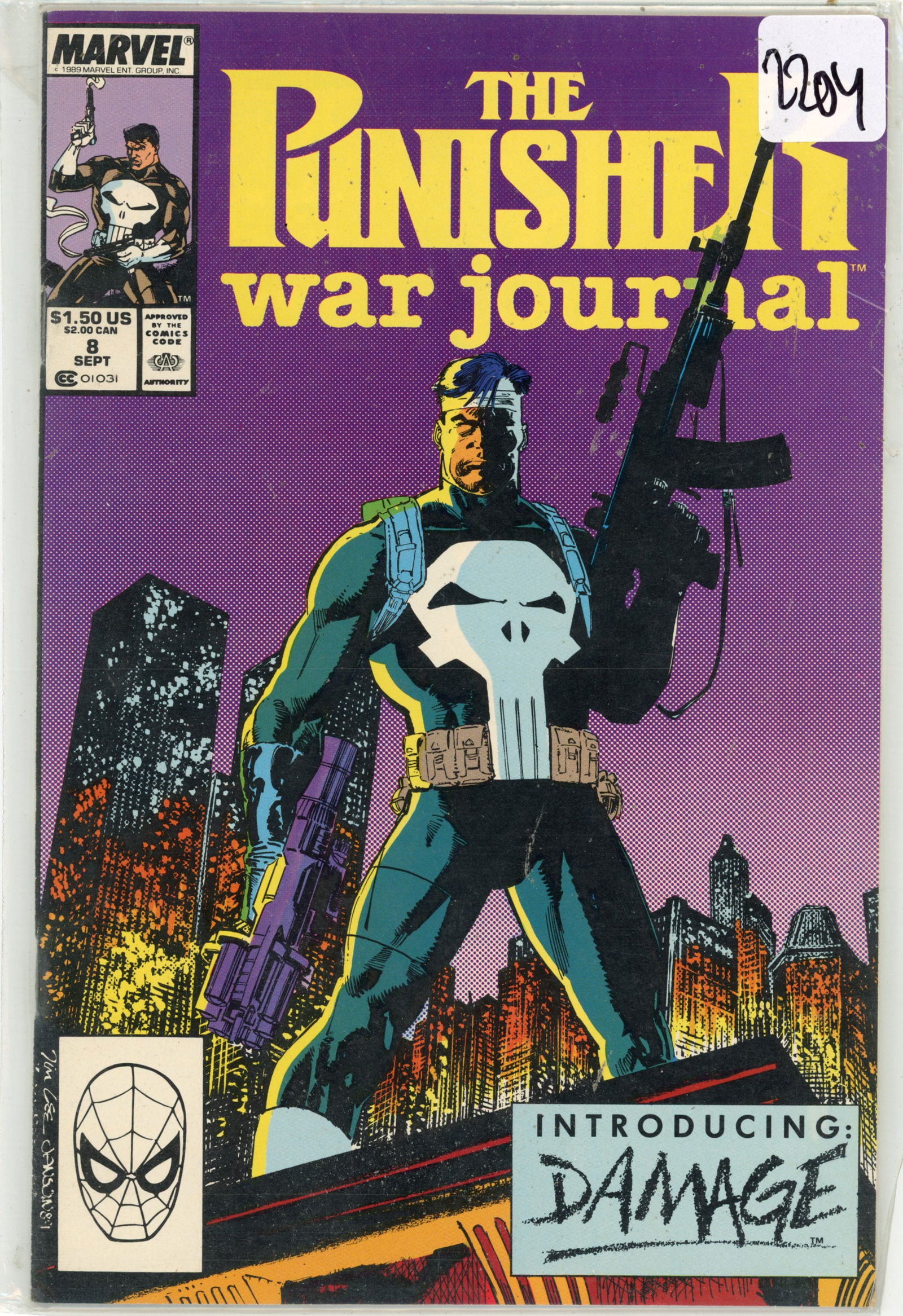 1989 Marvel The Punisher Issue 8 (1 of 1)
