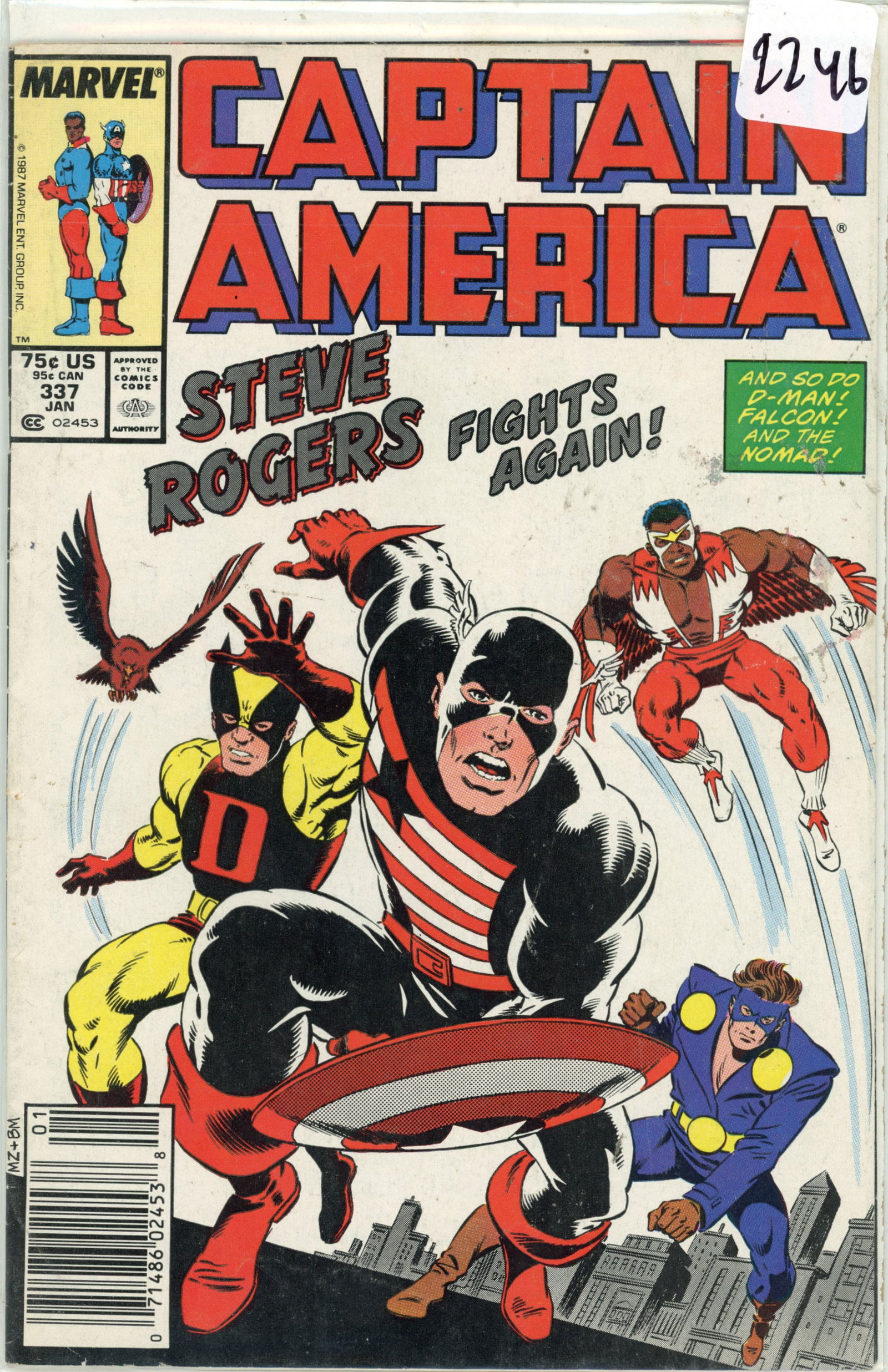 1987 Marvel Captain America Issue 337 (1 of 1)