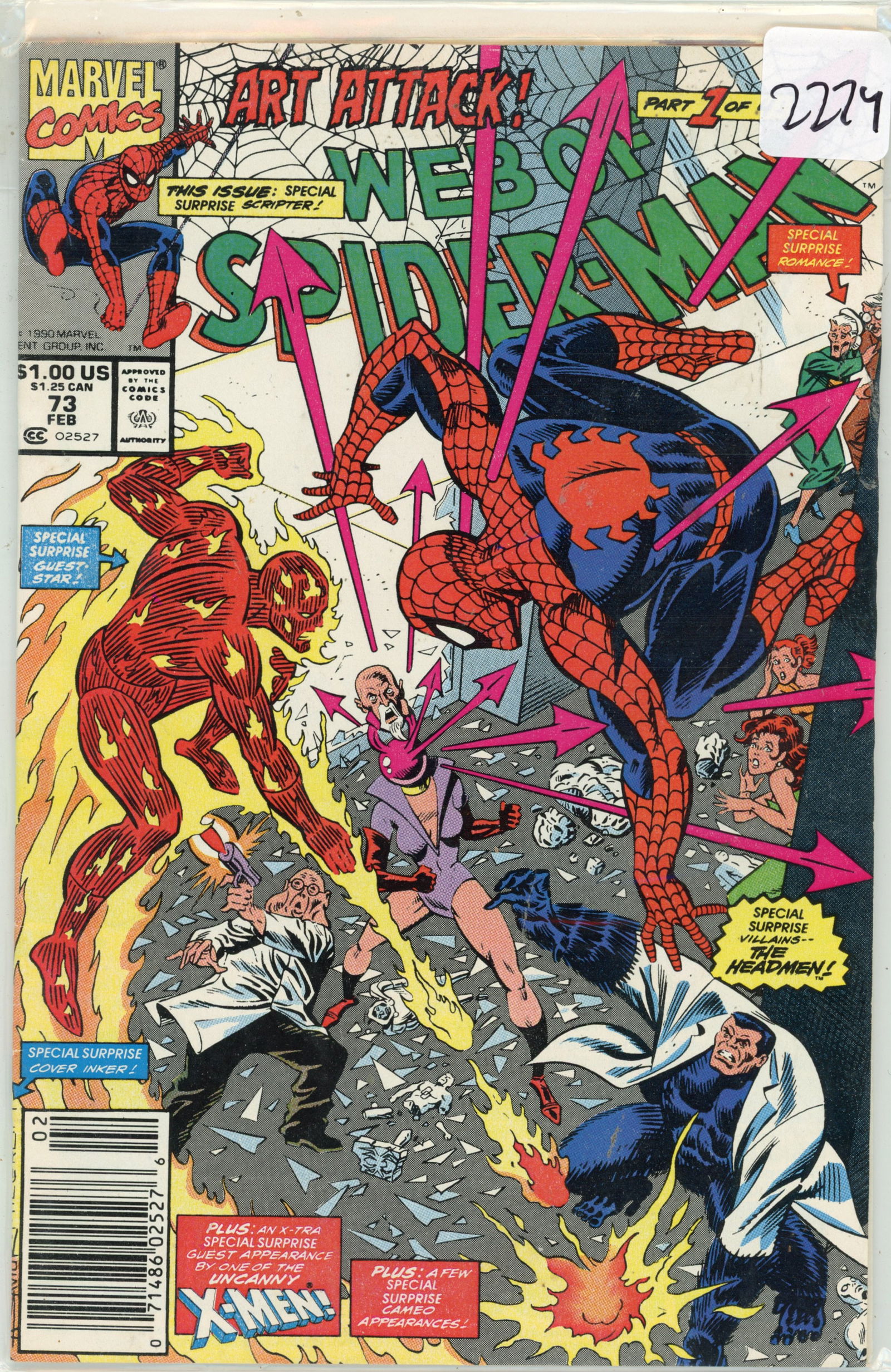 1990 Marvel Spiderman Issue 73 (1 of 1)