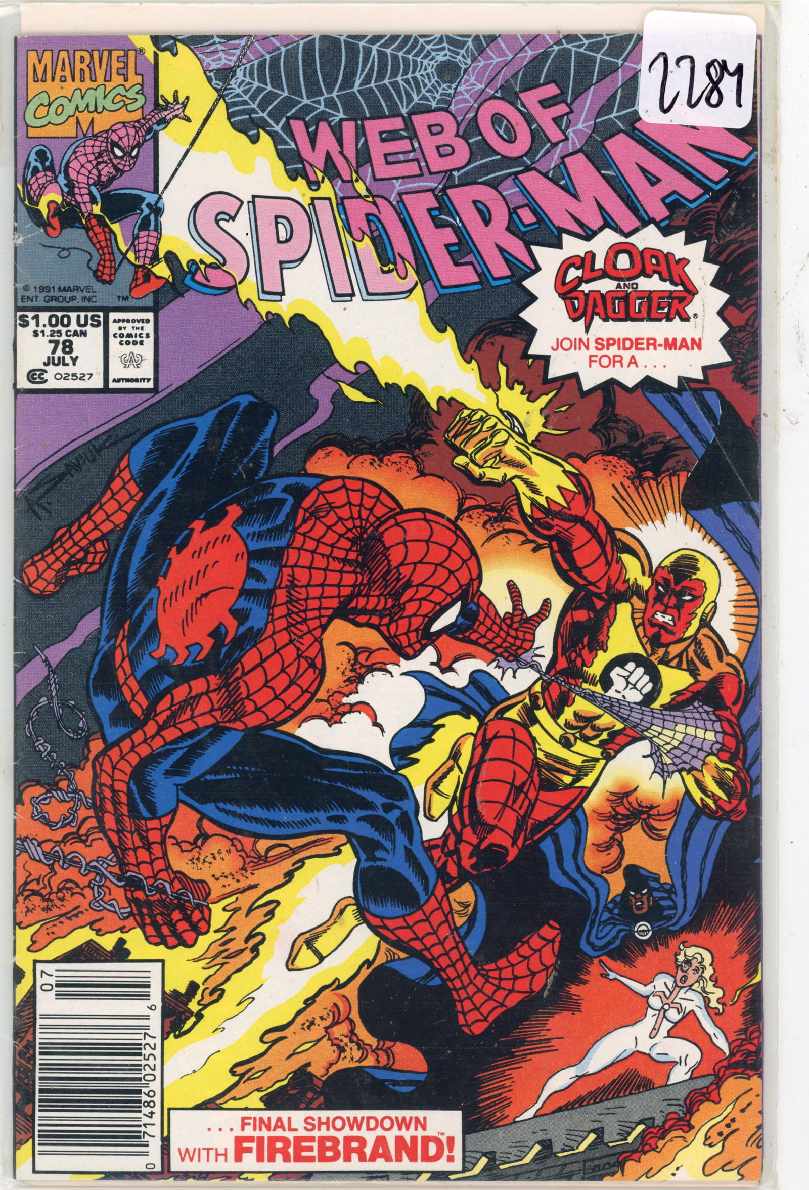 1991 Marvel Spiderman Issue 78 (1 of 1)