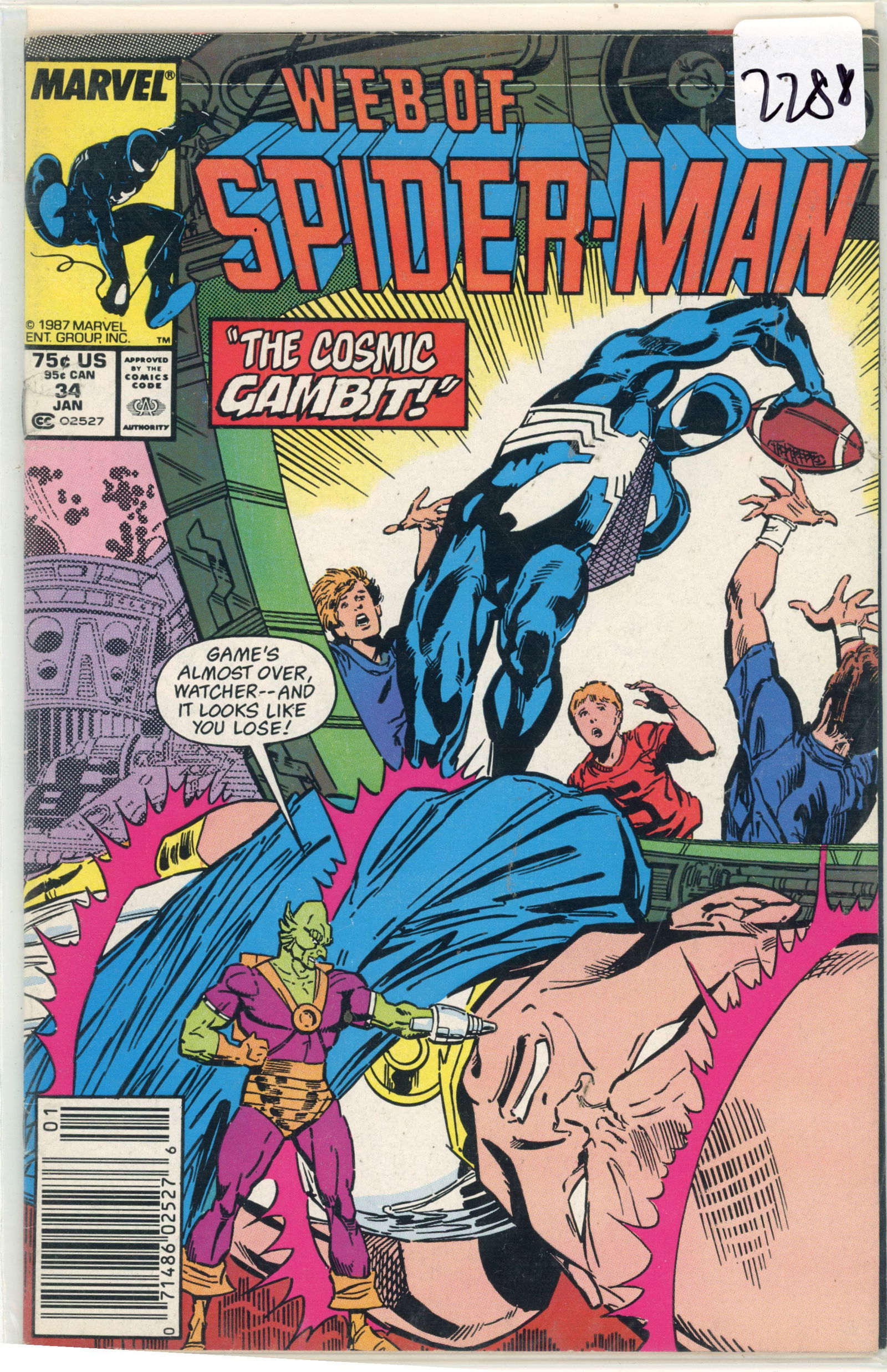 1987 Marvel Spiderman Issue 34 (1 of 1)