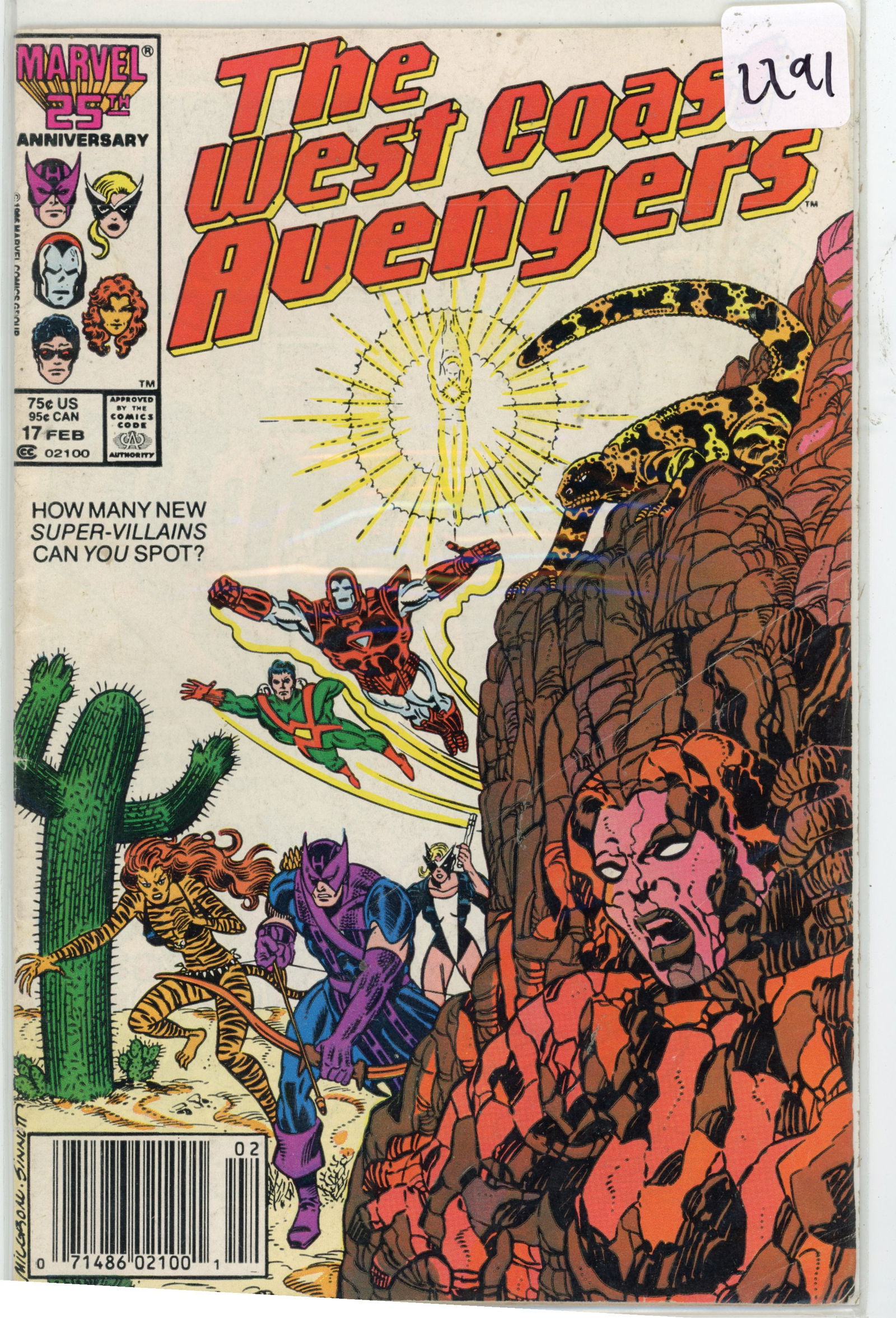 1986 Marvel West Coast Avengers Issue 17 (1 of 1)