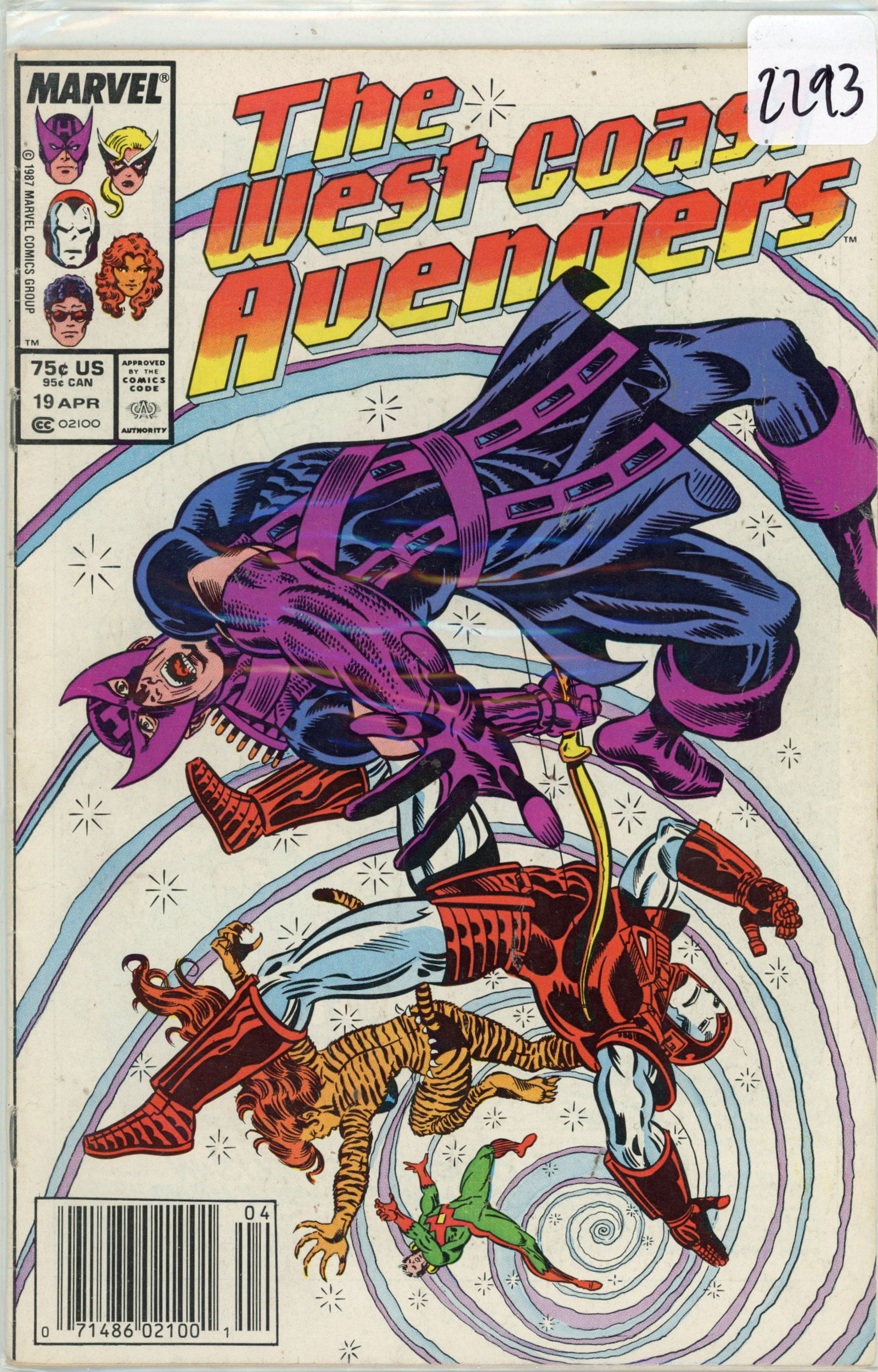 1987 Marvel West Coast Avengers Issue 19 (1 of 1)
