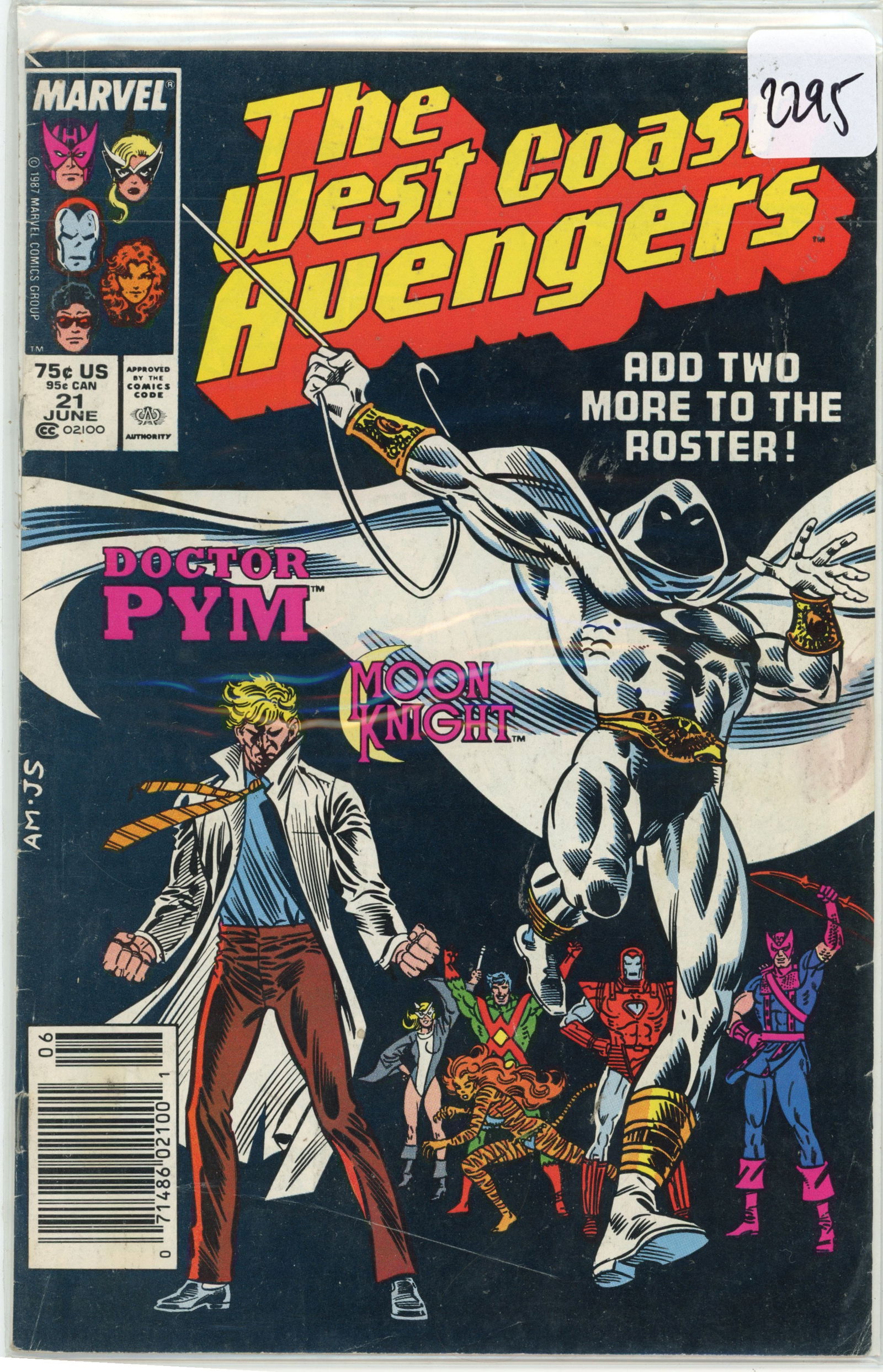 1987 Marvel West Coast Avengers Issue 21 (1 of 1)