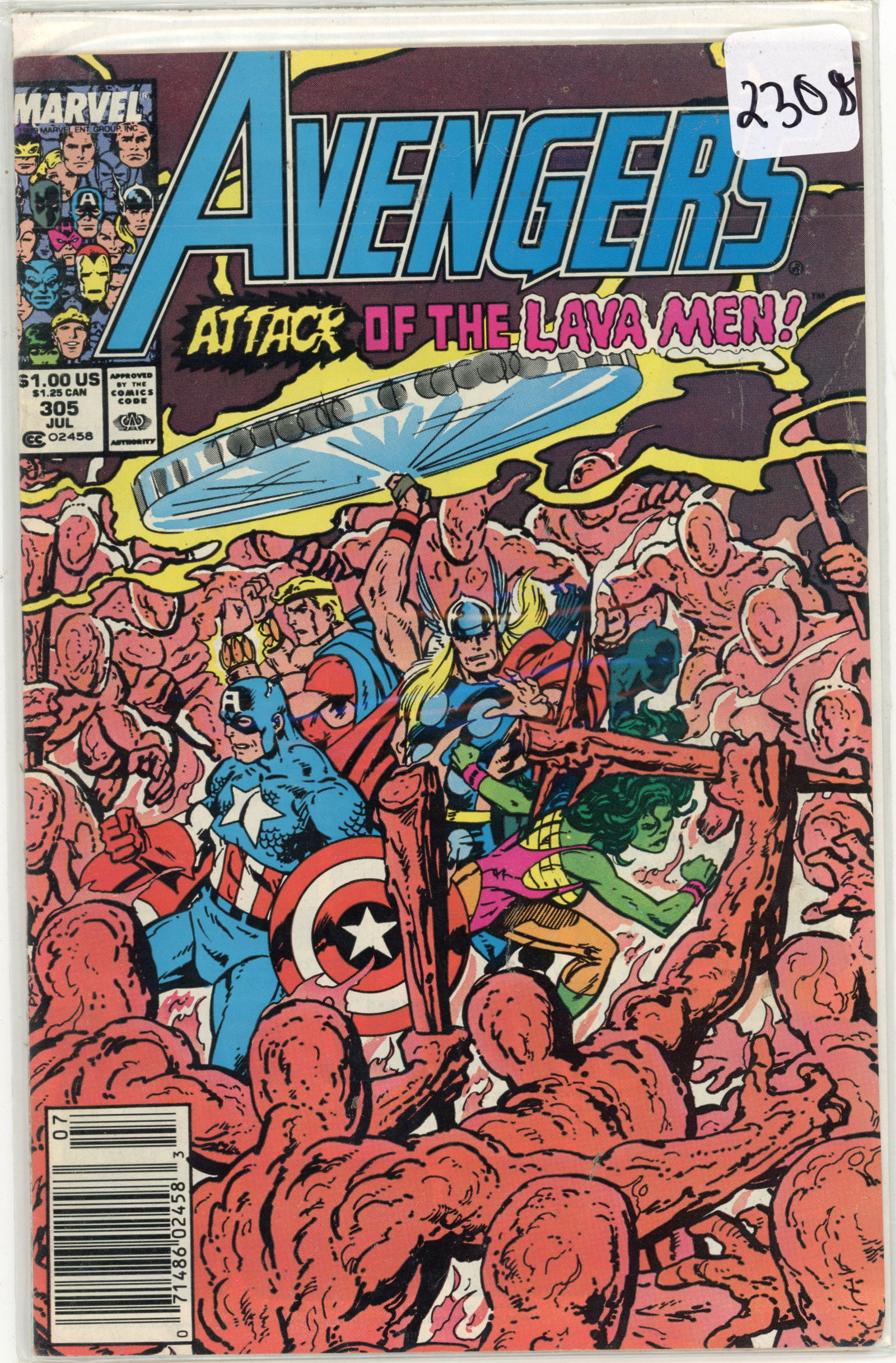 1989 Marvel Avengers Issue 305 (1 of 1)
