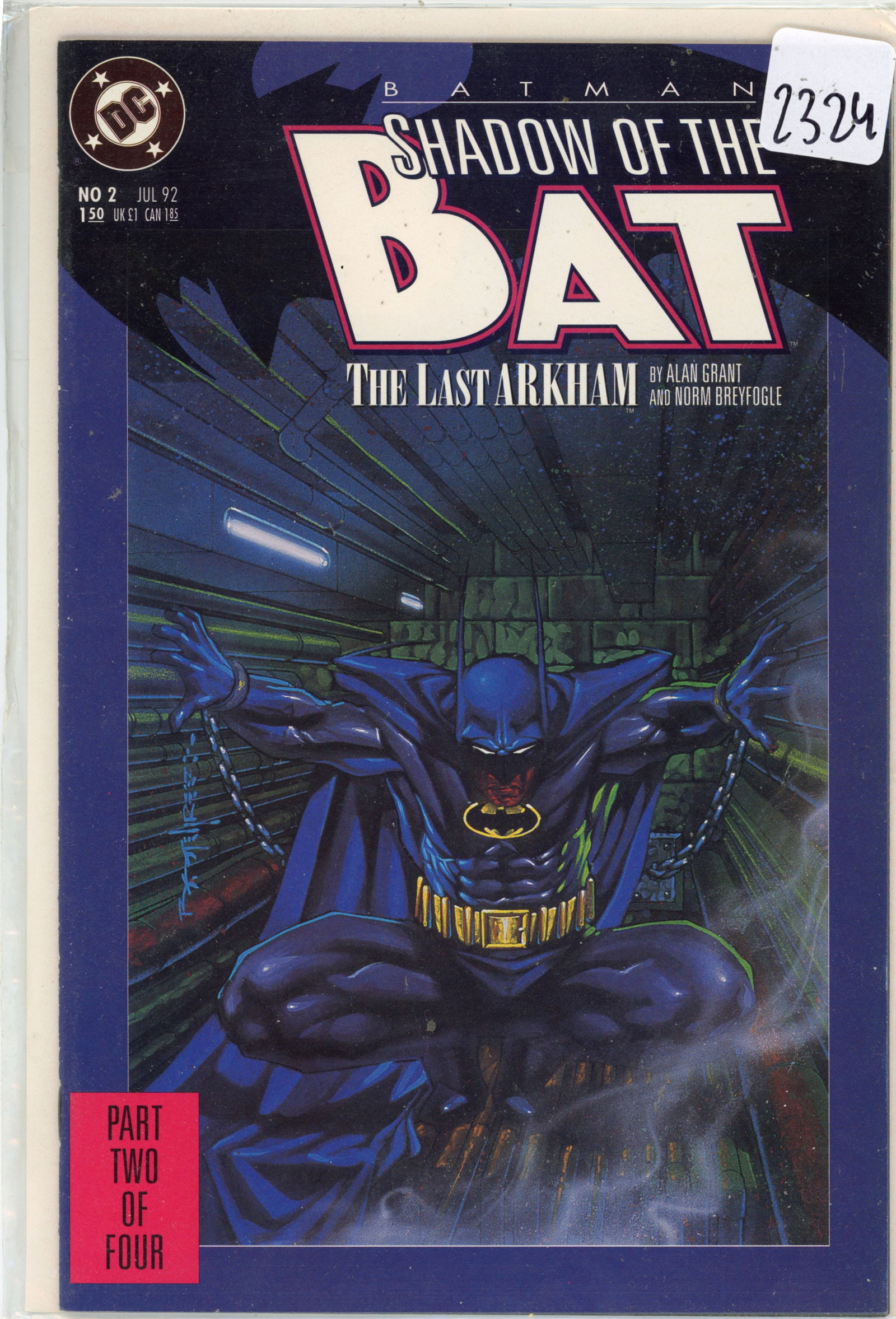 1992 DC Bat Issue 2 (1 of 1)