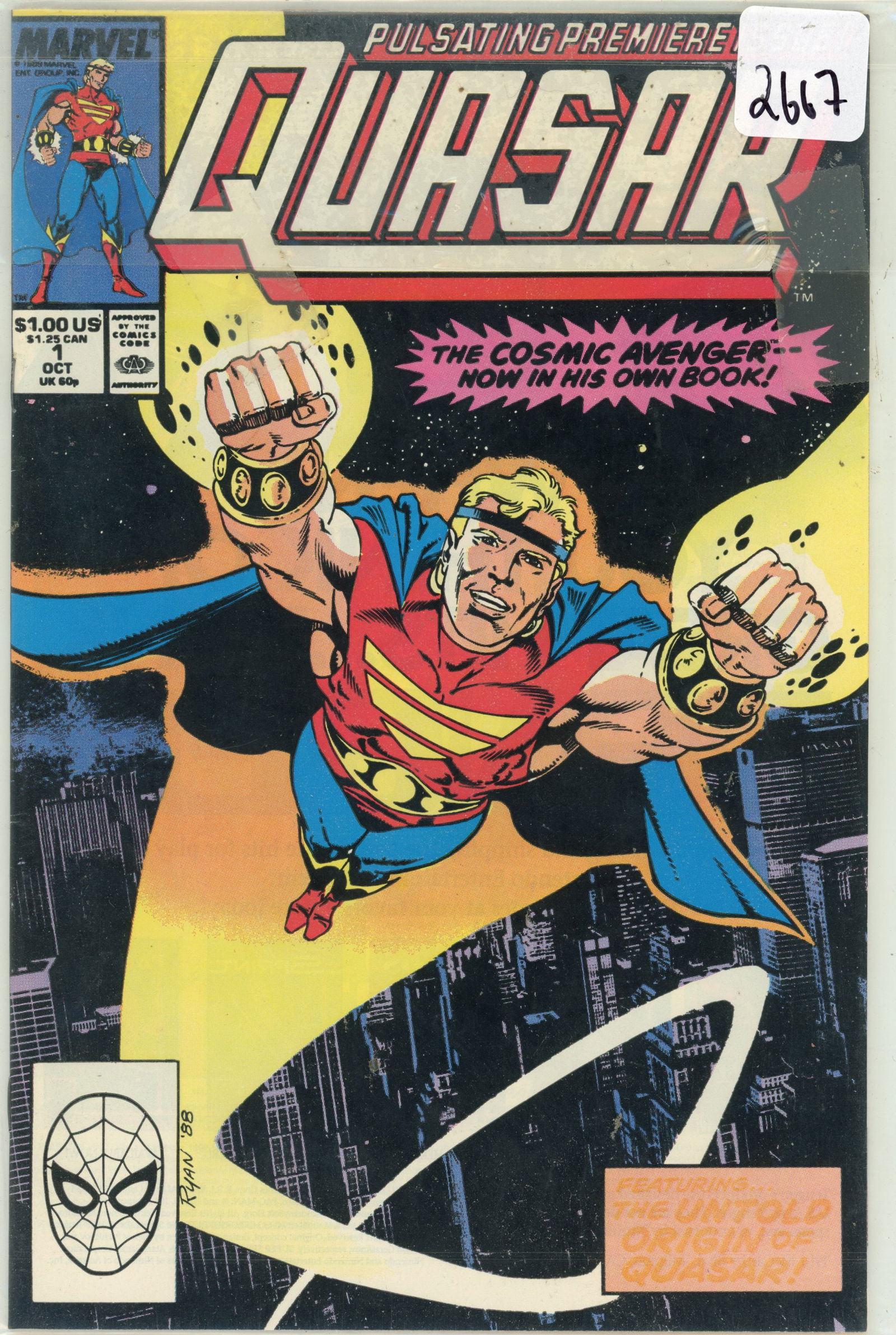1989 Marvel Quasar Issue 1 (1 of 1)