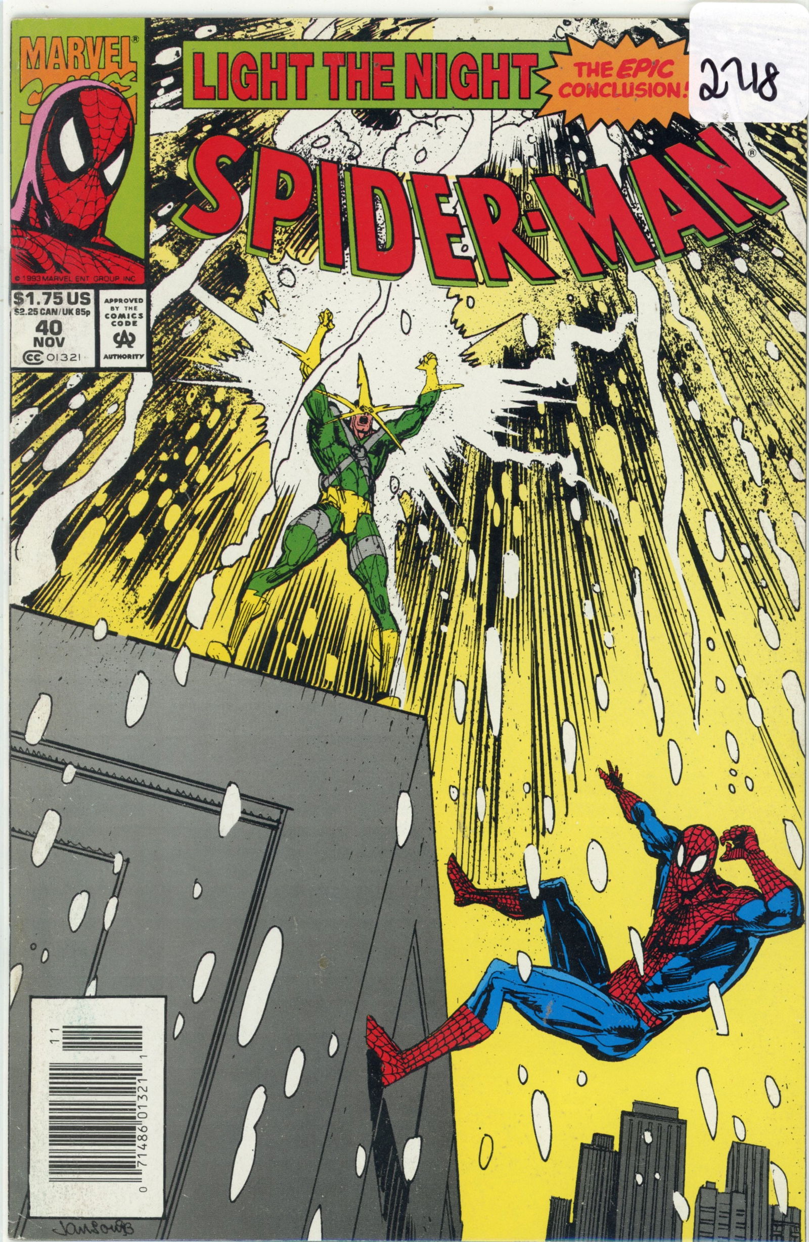 1993 Marvel Spiderman Issue 40 (1 of 1)