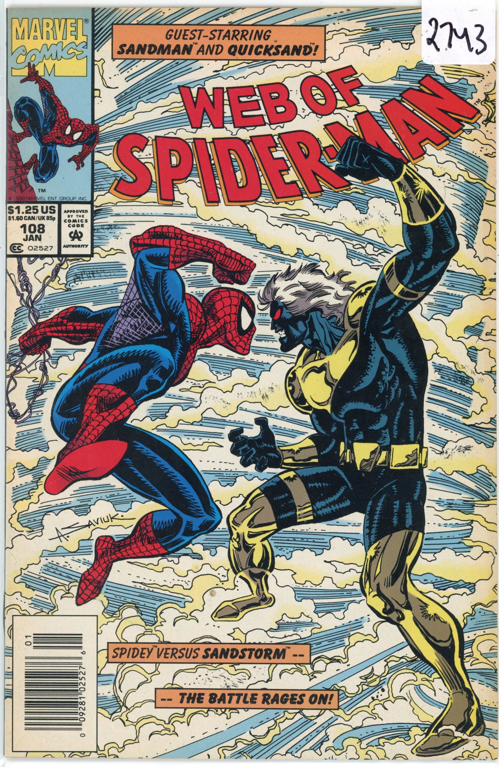 1993 Marvel Spiderman Issue 108 (1 of 1)