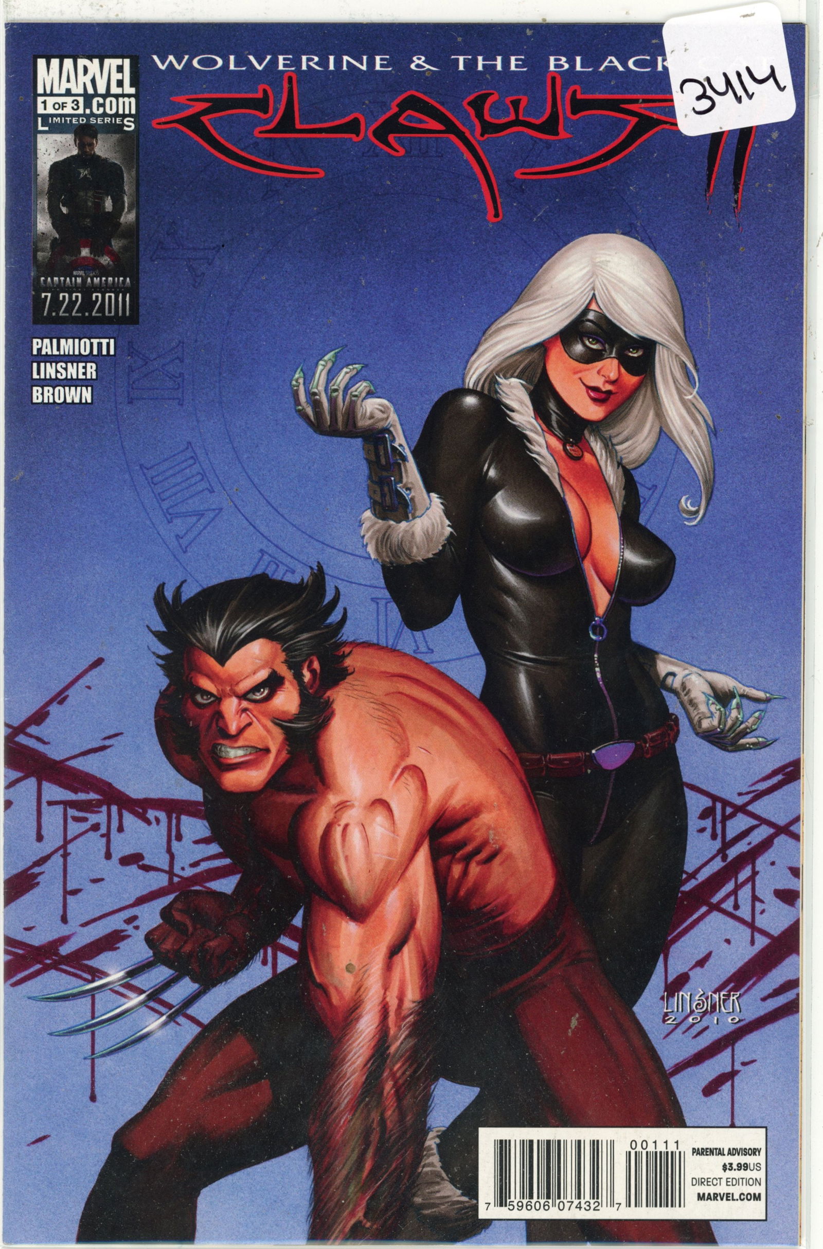 2011 Marvel Claws Issue 1 (1 of 1)