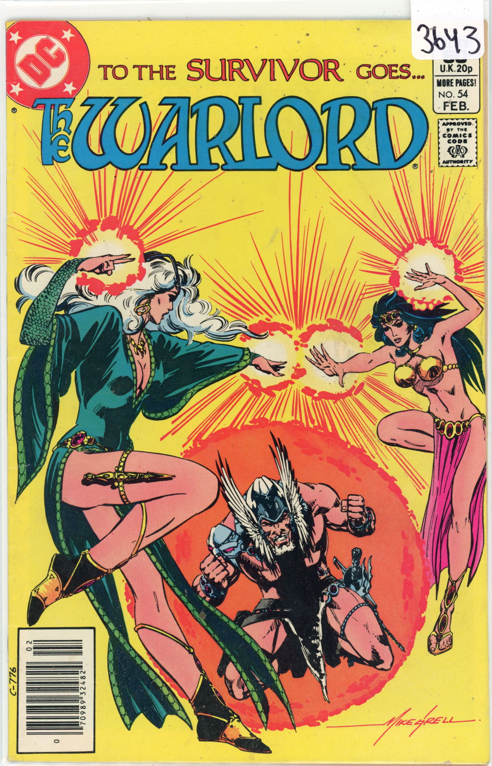 1980 DC Warlord Issue 54 (1 of 1)